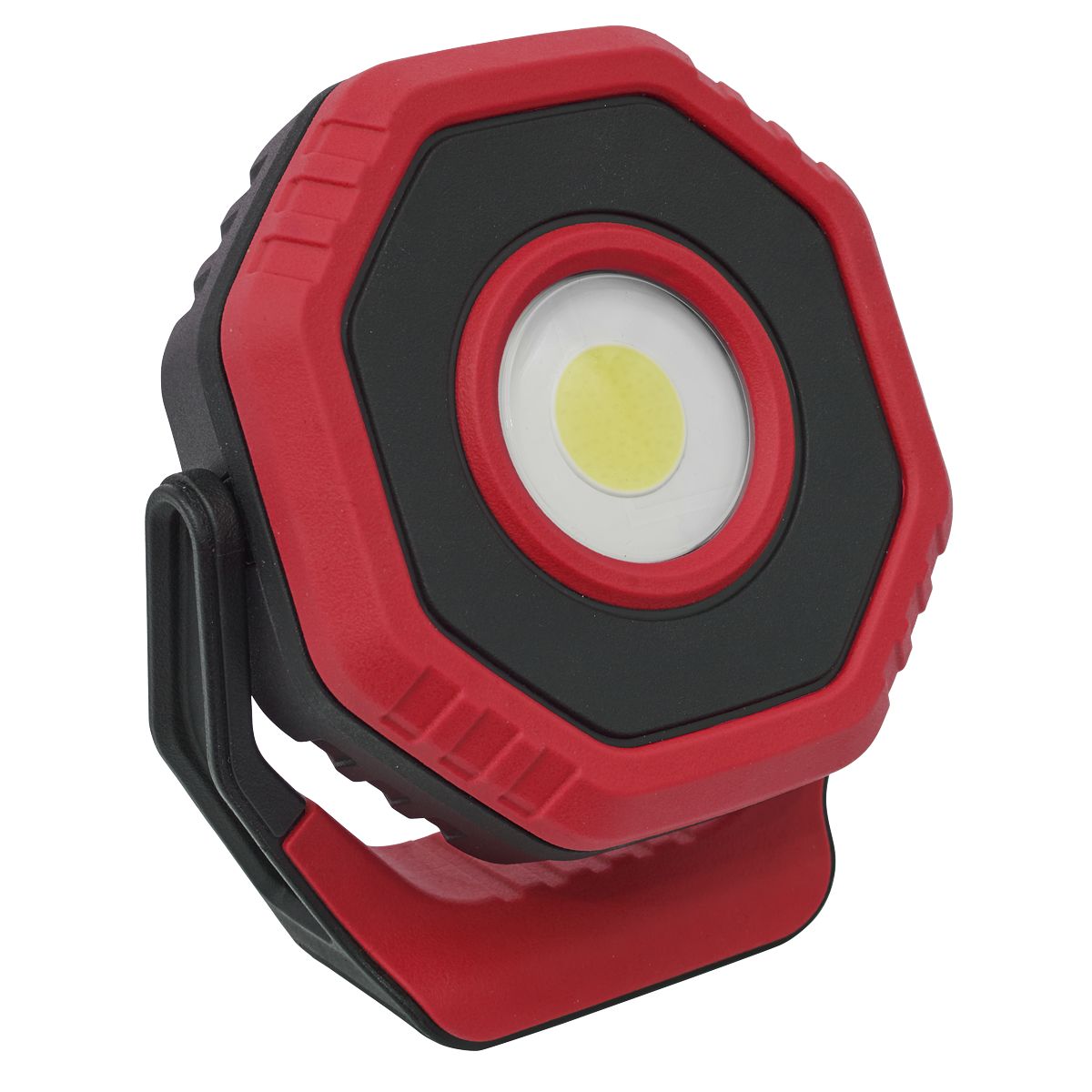Sealey Rechargeable 360° Pocket Floodlight with Magnet 7W COB LED - Red - Image 1