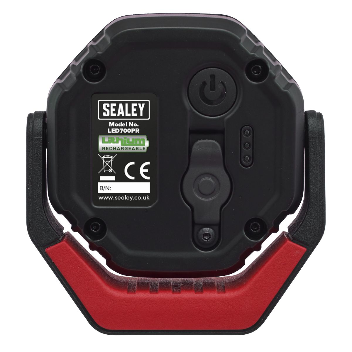 Sealey Rechargeable 360° Pocket Floodlight with Magnet 7W COB LED - Red - Image 8