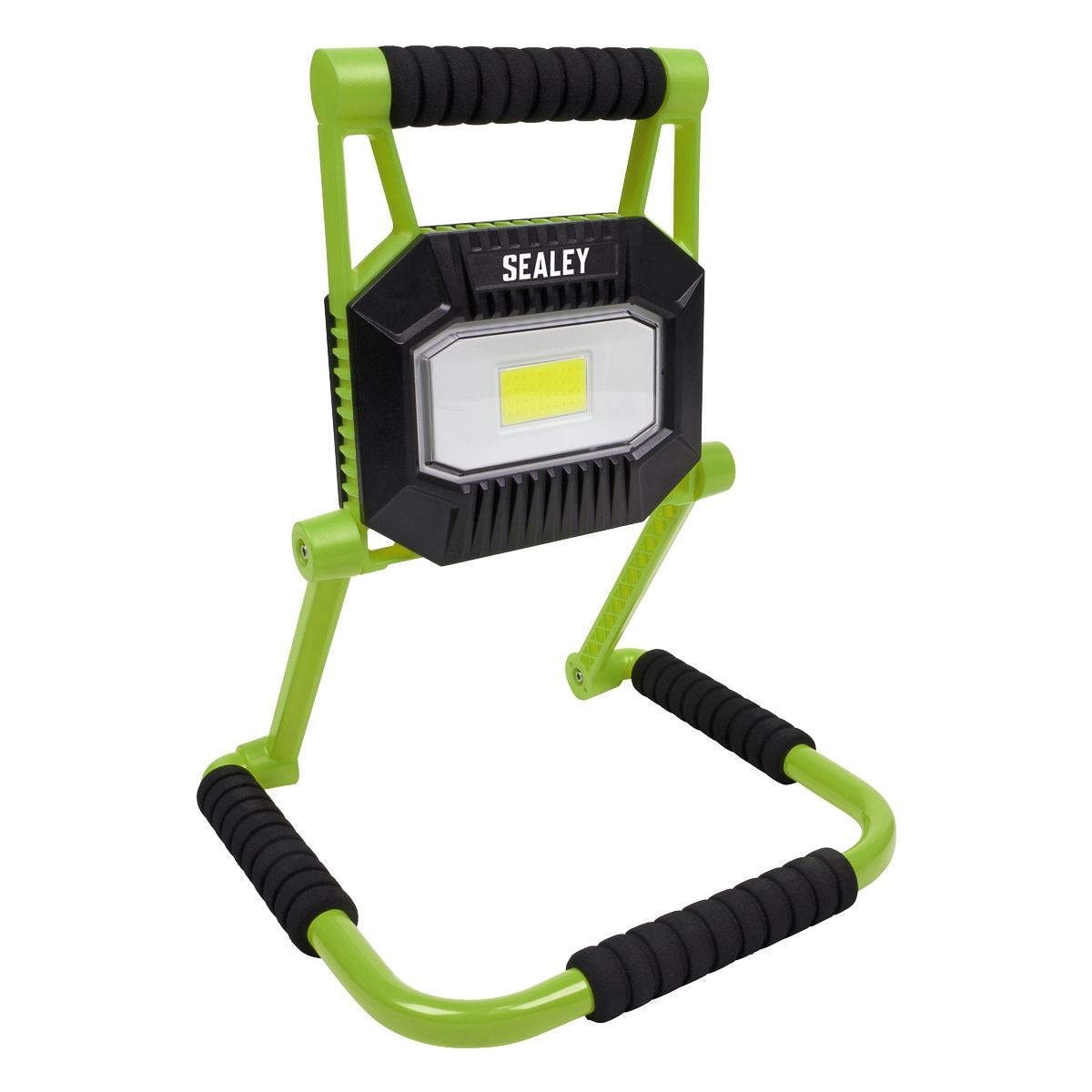 Sealey Rechargeable Portable Fold Flat Floodlight 20W COB LED - Image 1