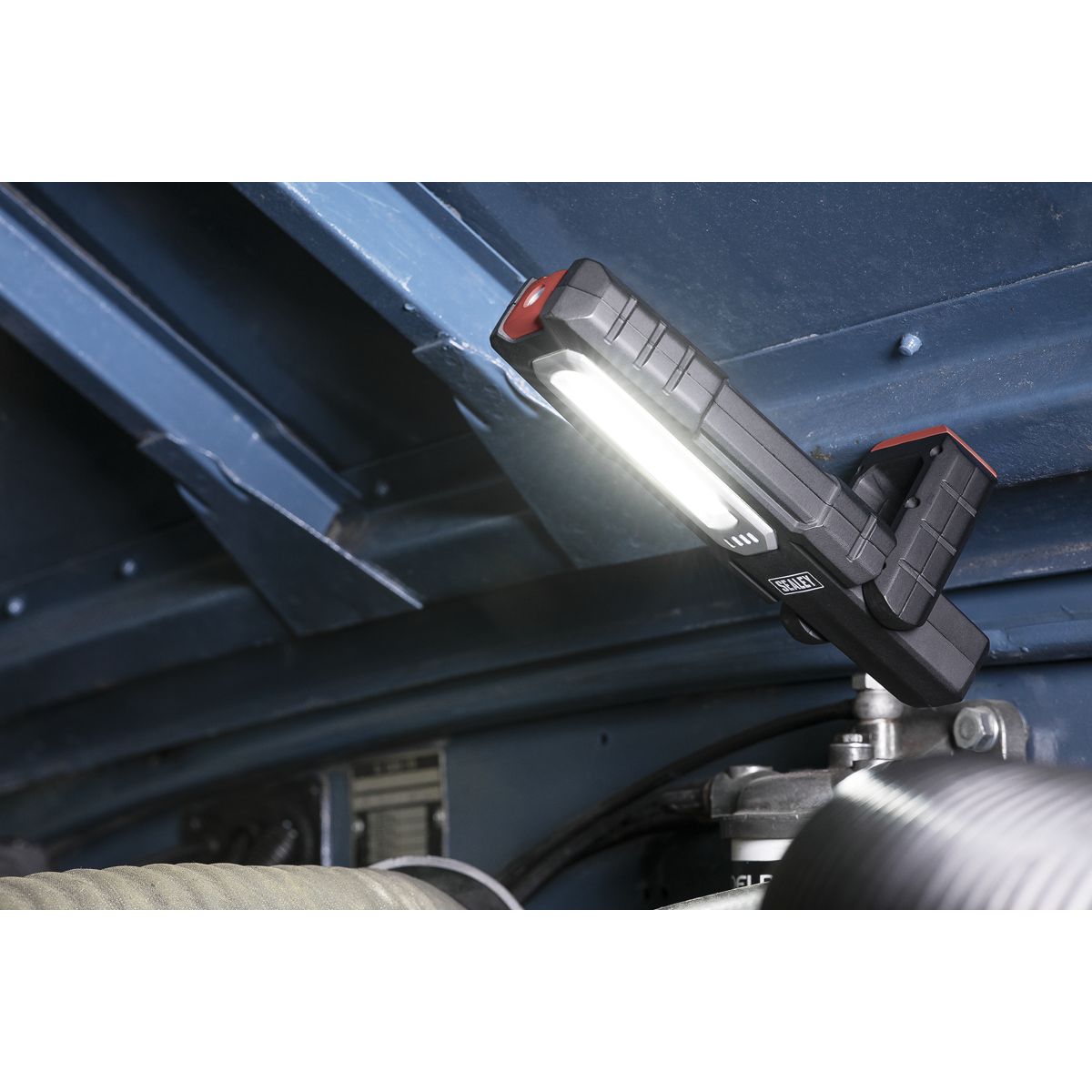 Sealey Inspection Light (x2) with Double Wireless Charging Base 5W COB & 1W SMD LED - Image 7