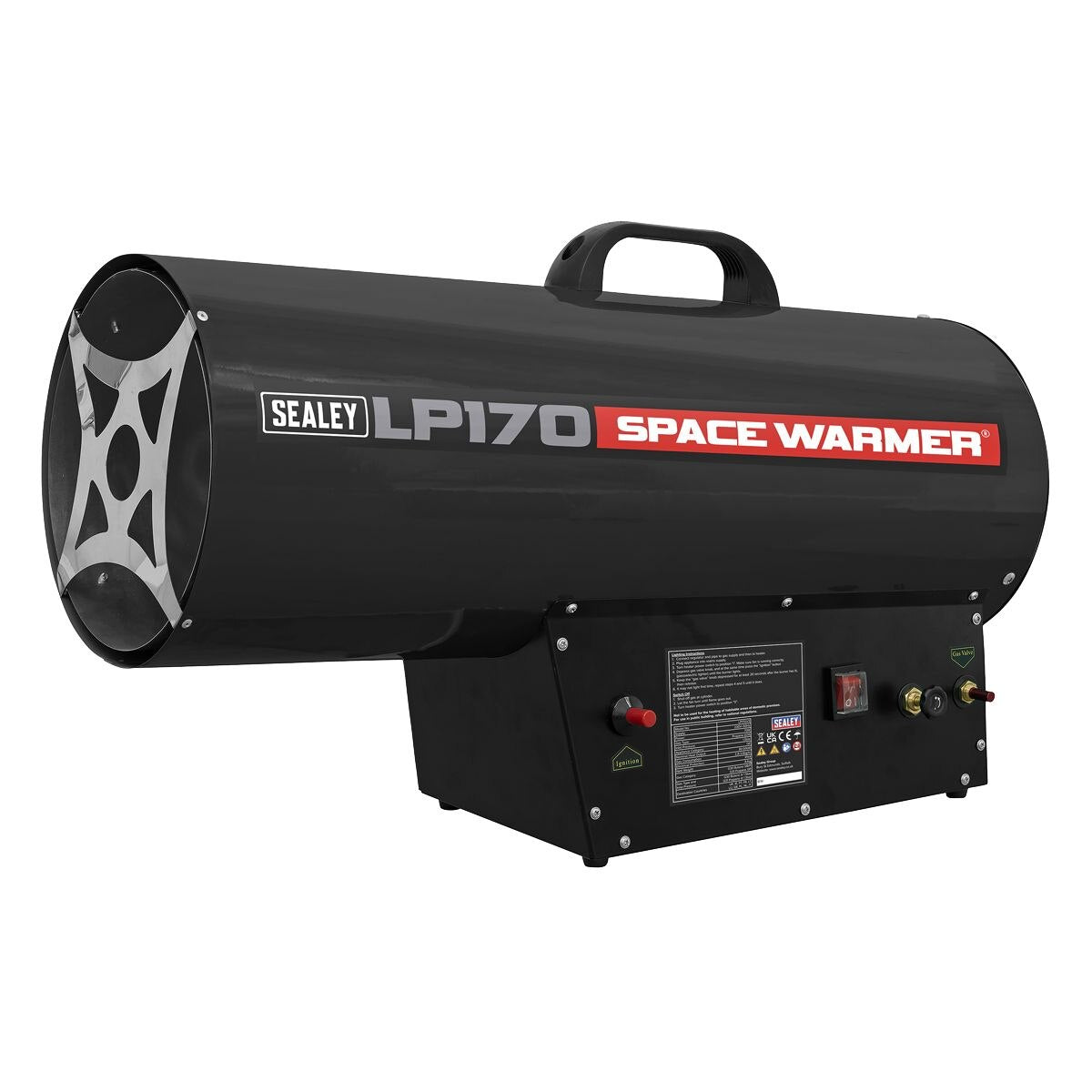 Sealey Space Warmer Propane Heater 102,000-170,000Btu/hr (30-50kW) - Image 4