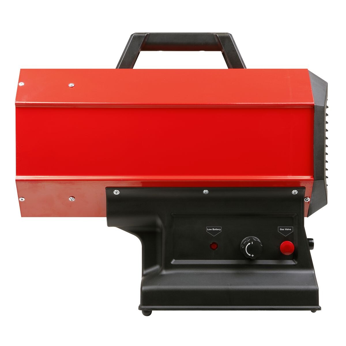 Sealey 230V Space Warmer Propane Heater 30,000-68,000Btu/hr (9-20kW) with 20V 4Ah Kit - Image 9
