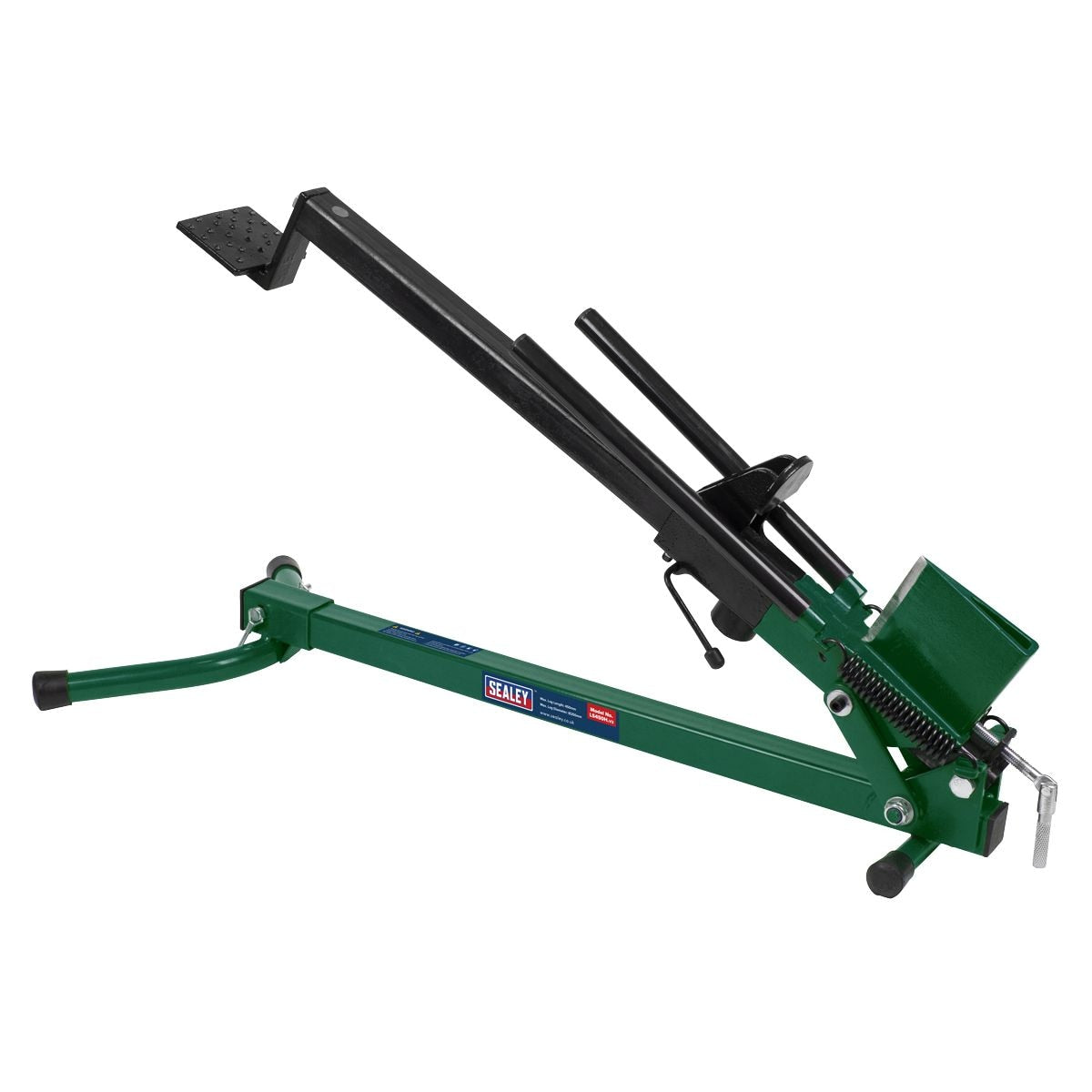 Sealey Log Splitter Foot Operated - Horizontal - Image 1