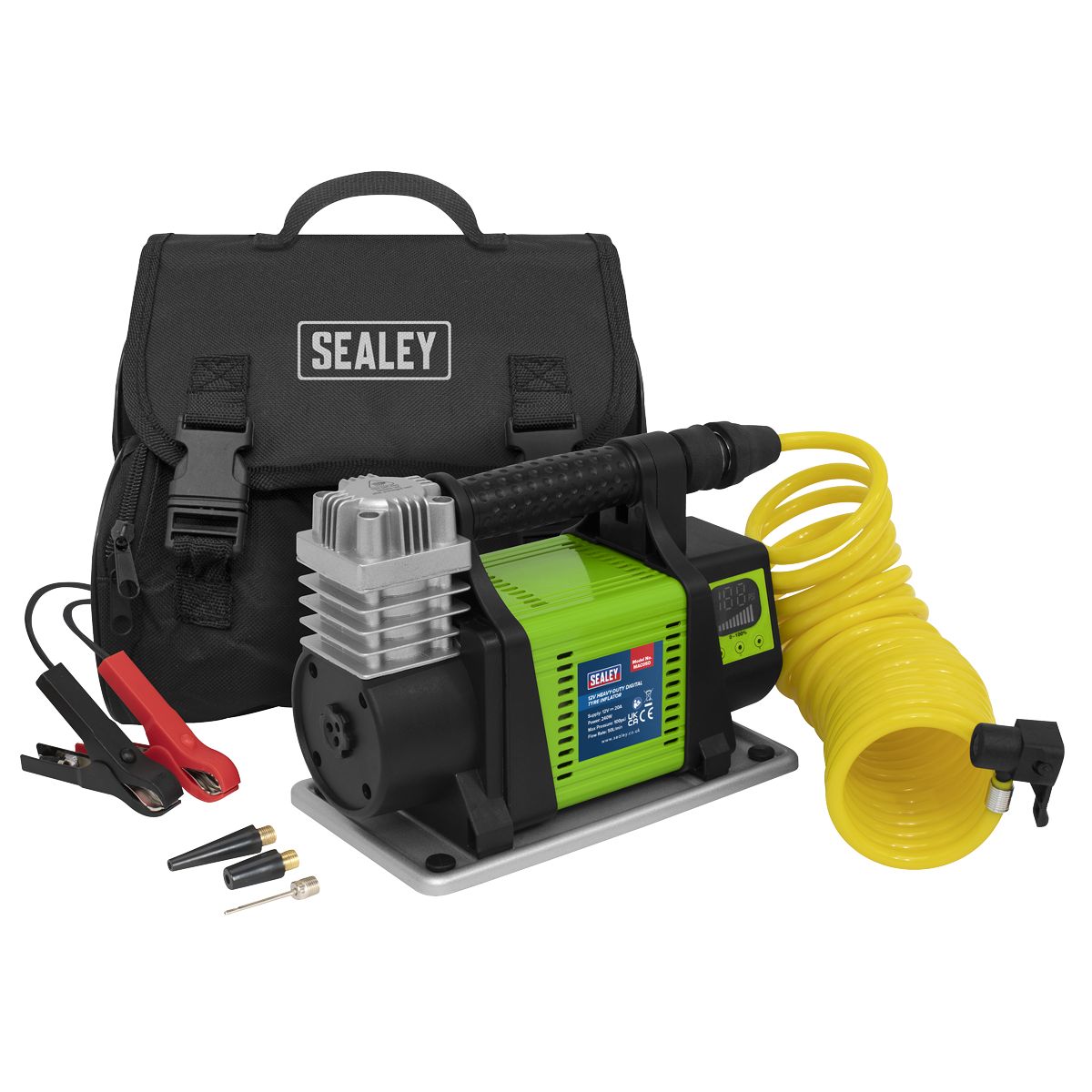 Sealey Heavy-Duty Digital Tyre Inflator 12V - Image 3