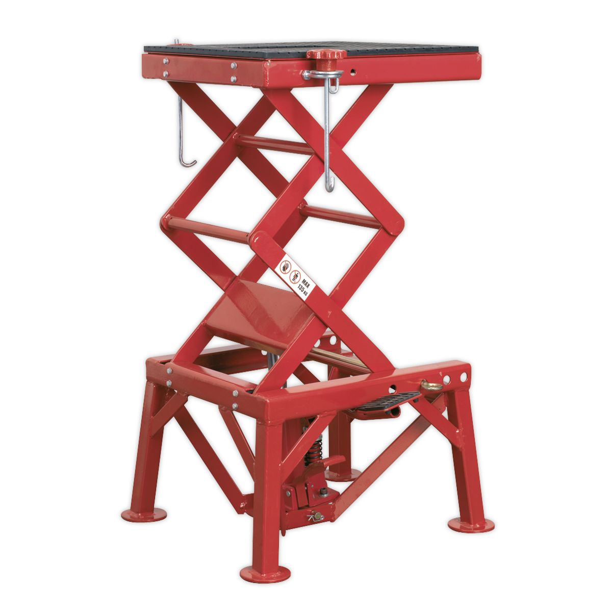Sealey Hydraulic Motorcycle Lift Off-Road/Trials Bikes 135kg Capacity - Image 4