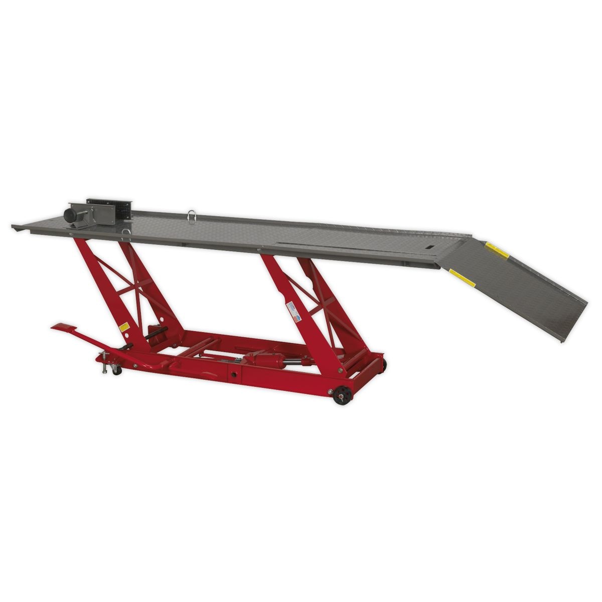 Sealey Hydraulic Motorcycle Lift 454kg Capacity - Image 1