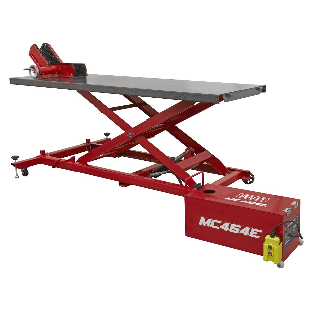 Sealey 12V Electro/Hydraulic Motorcycle Lift 450kg Capacity - Image 2