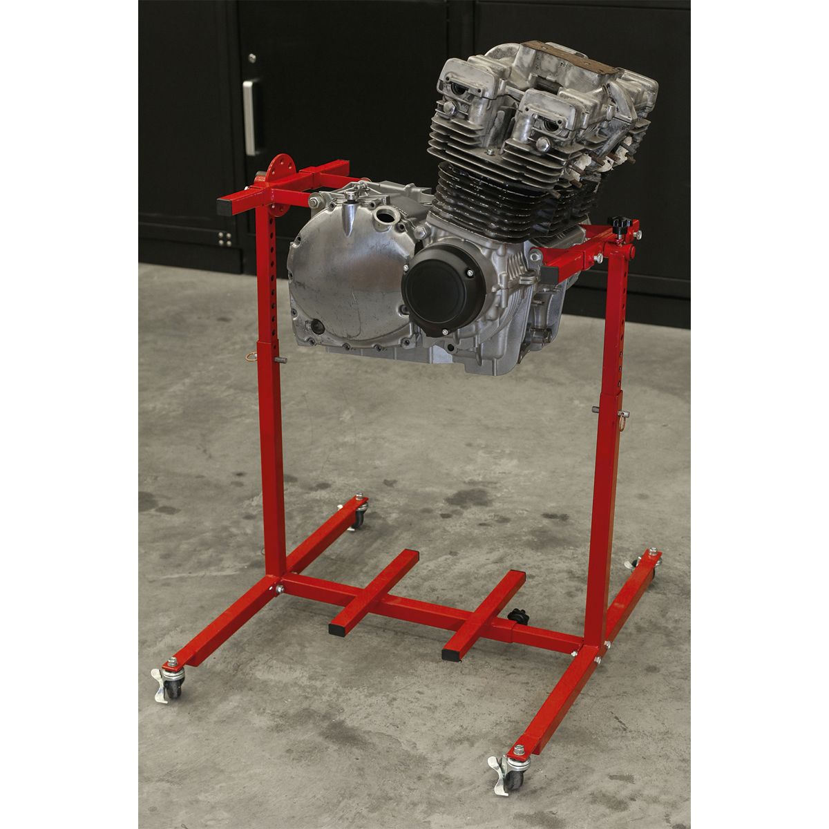 Sealey Engine Rebuild Stand Multi-Cylinder 75kg Capacity - Image 10