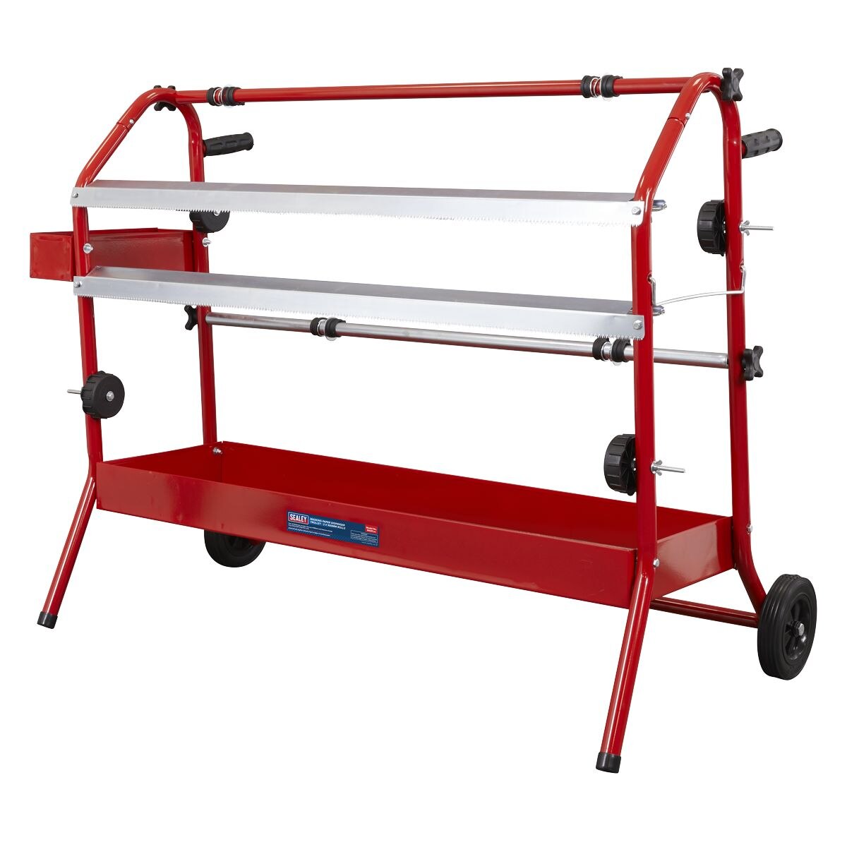Sealey Masking Paper Dispenser Trolley 2 x 900mm Rolls - Image 4