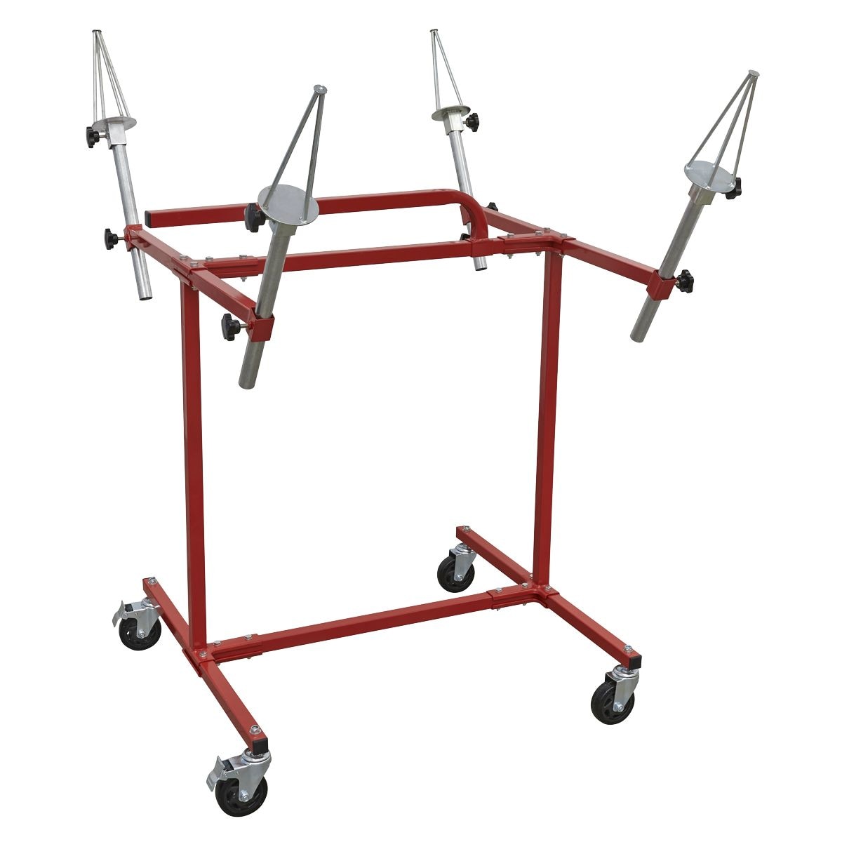 Sealey Alloy Wheel Painting/Repair Stand 4 Wheel Capacity - Image 1
