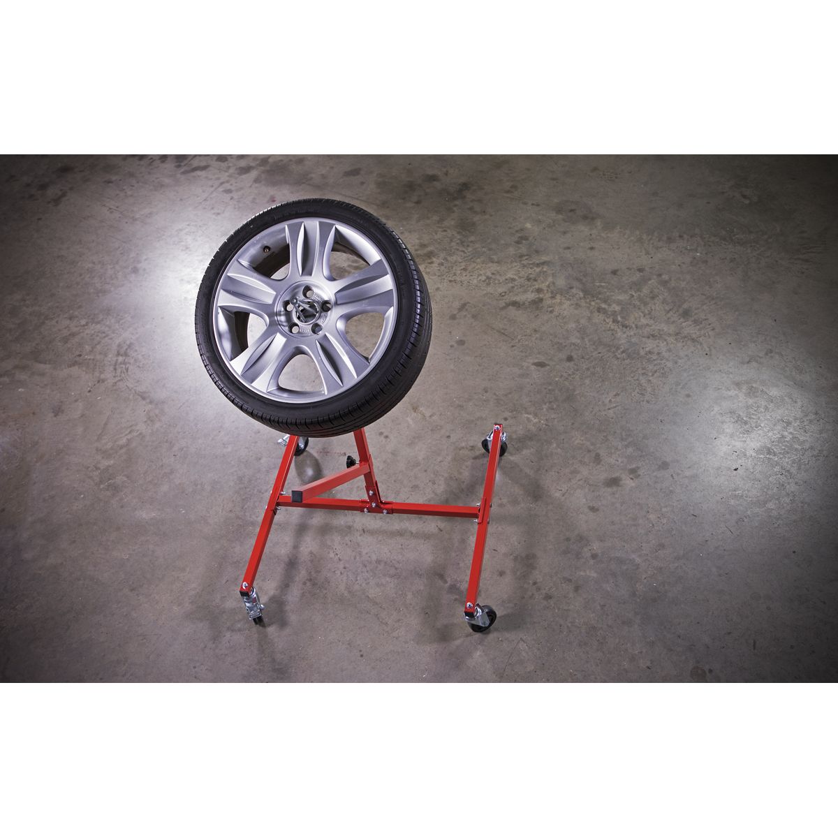 Sealey Alloy Wheel Painting/Repair Stand Single Wheel Capacity - Image 2