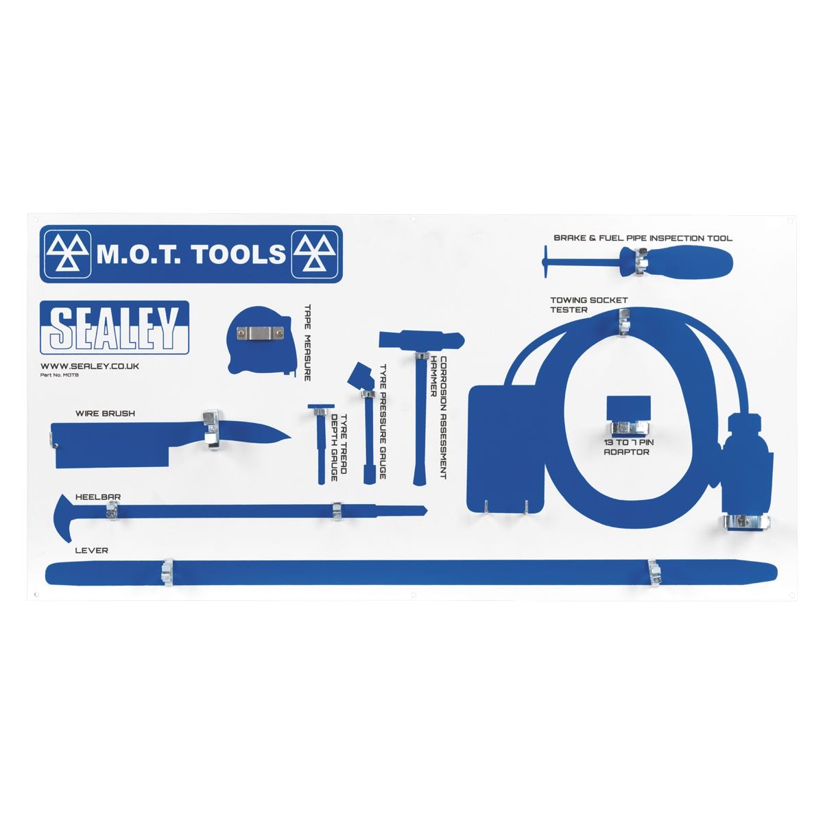 Sealey MOT Tool Board - Image 1
