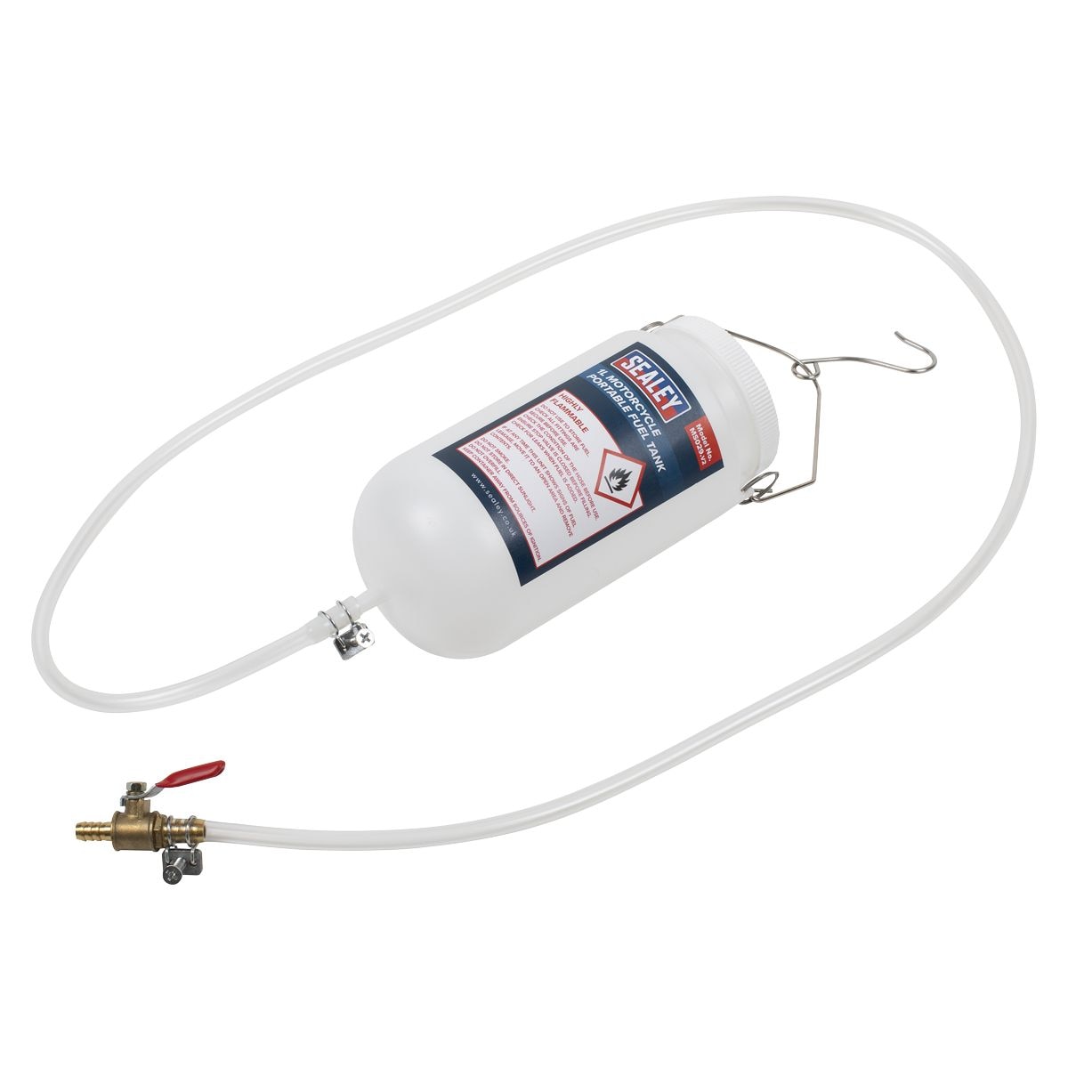 Sealey Motorcycle Portable Fuel Tank 1L - Image 1
