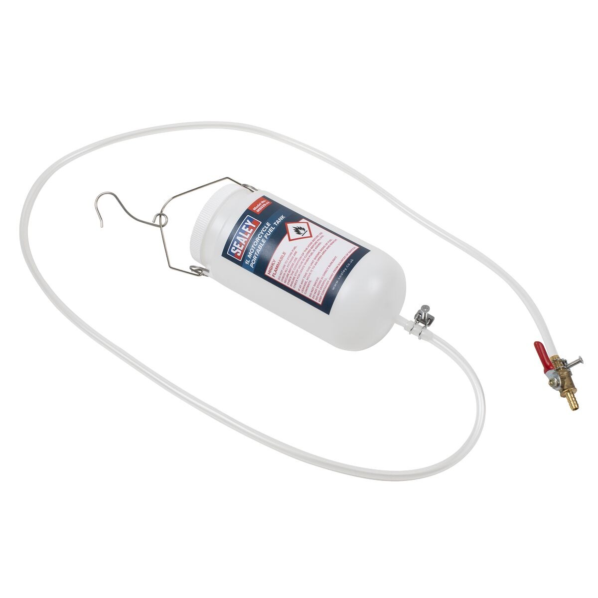 Sealey Motorcycle Portable Fuel Tank 1L - Image 2