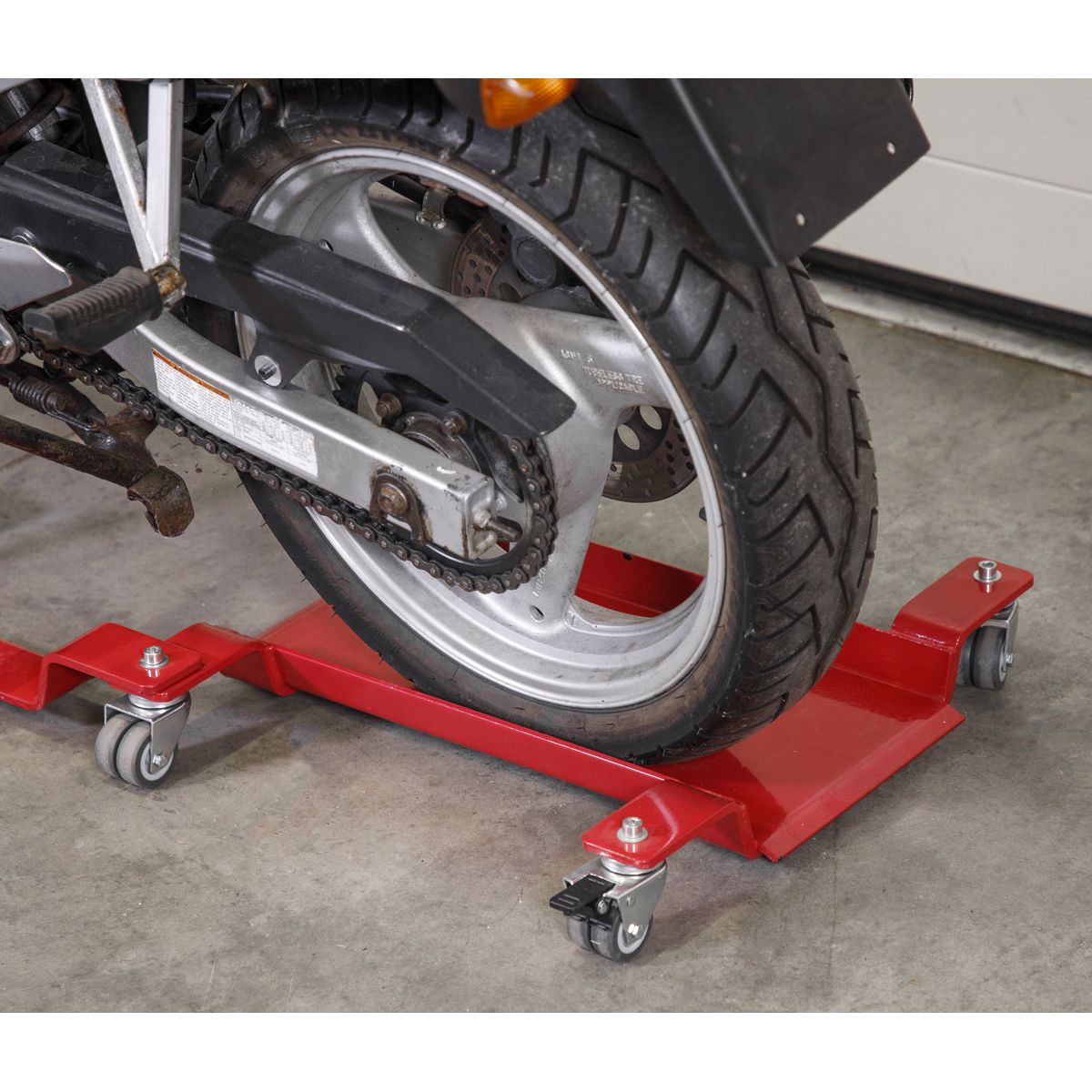 Sealey Motorcycle Rear Wheel Side Stand Type Dolly - Image 3