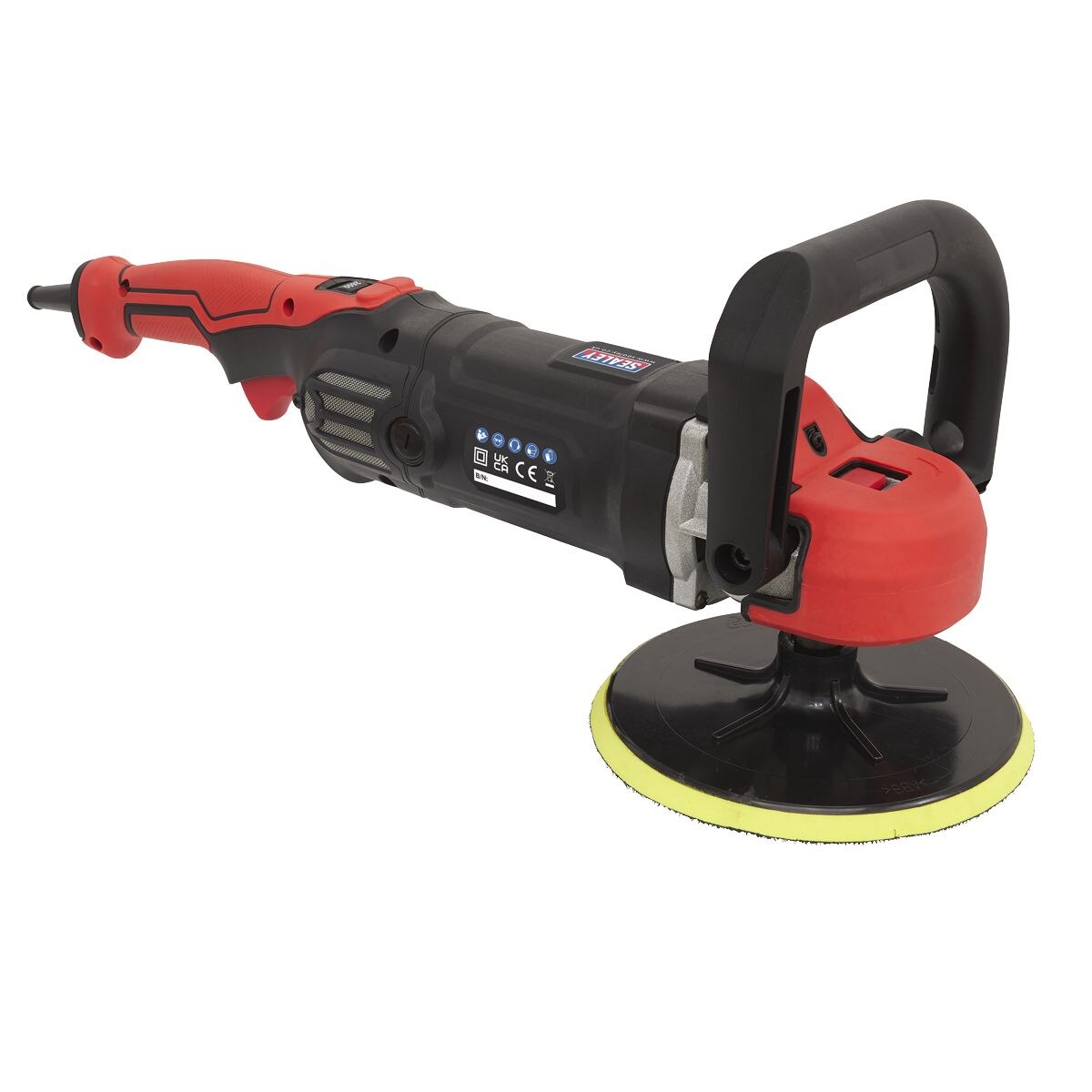 Sealey 180mm Variable Speed Sander/Polisher 1400W/230V - Image 6