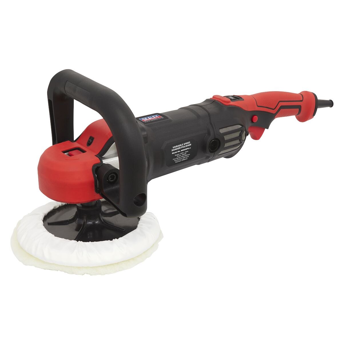 Sealey 180mm Variable Speed Sander/Polisher 1400W/230V - Image 8