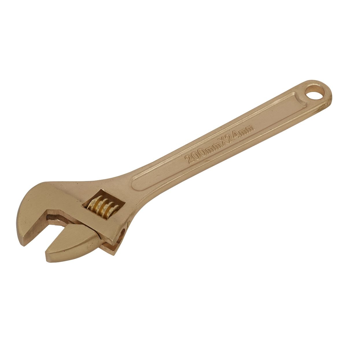 Sealey Premier Non-Sparking Adjustable Wrench 200mm - Image 1