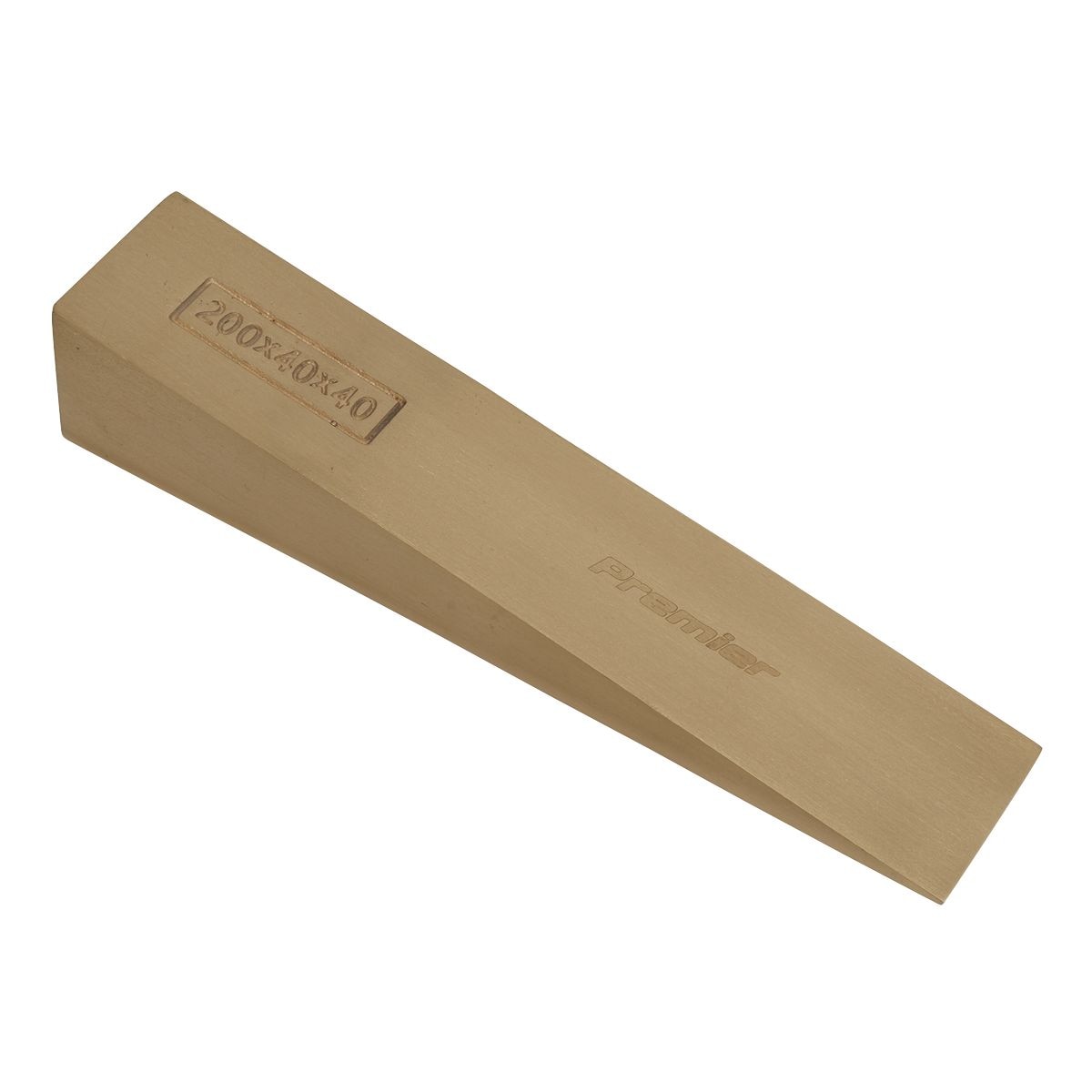 Sealey Premier Non-Sparking Wedge 200 x 40 x 40mm - Image 1