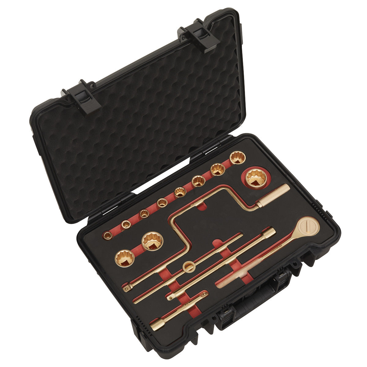 Premier Non-Sparking Socket Set 1/2"Sq Drive 17pc NS124
