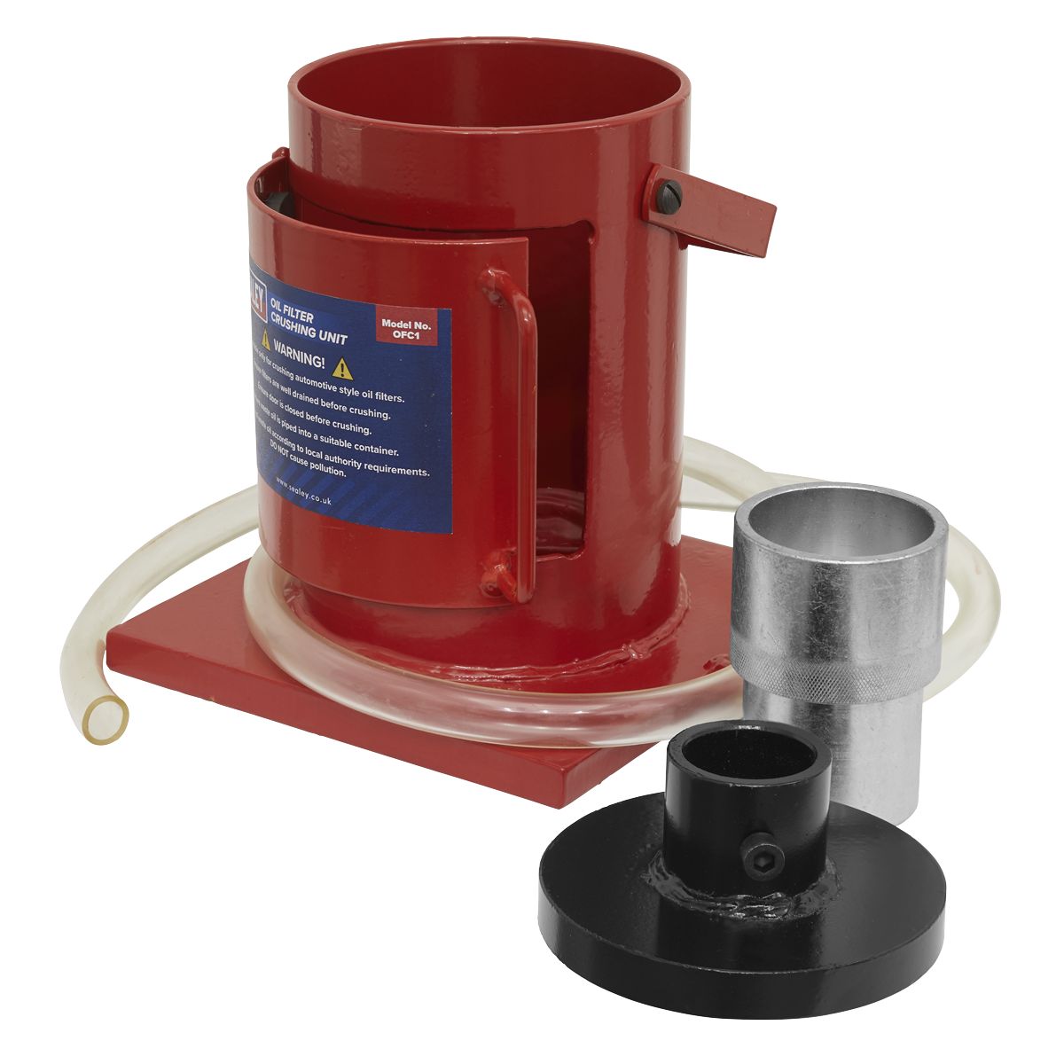Sealey Oil Filter Crushing Unit - Image 1