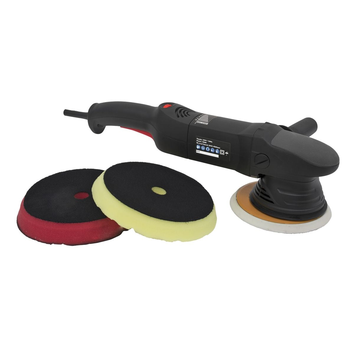 Sealey Premier 150mm Orbital Polisher 750W/230V - Image 3