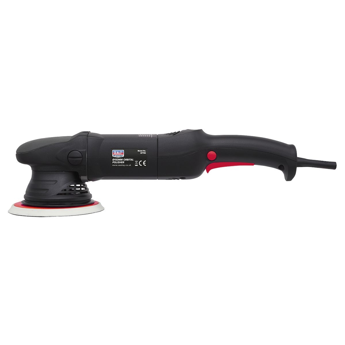 Sealey Premier 150mm Orbital Polisher 750W/230V - Image 4