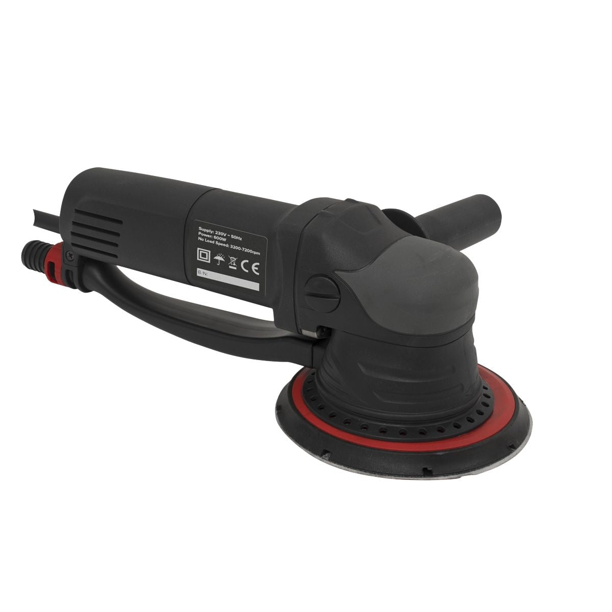 Sealey Premier 150mm Random Orbital Electric Sander 600W/230V - Image 3