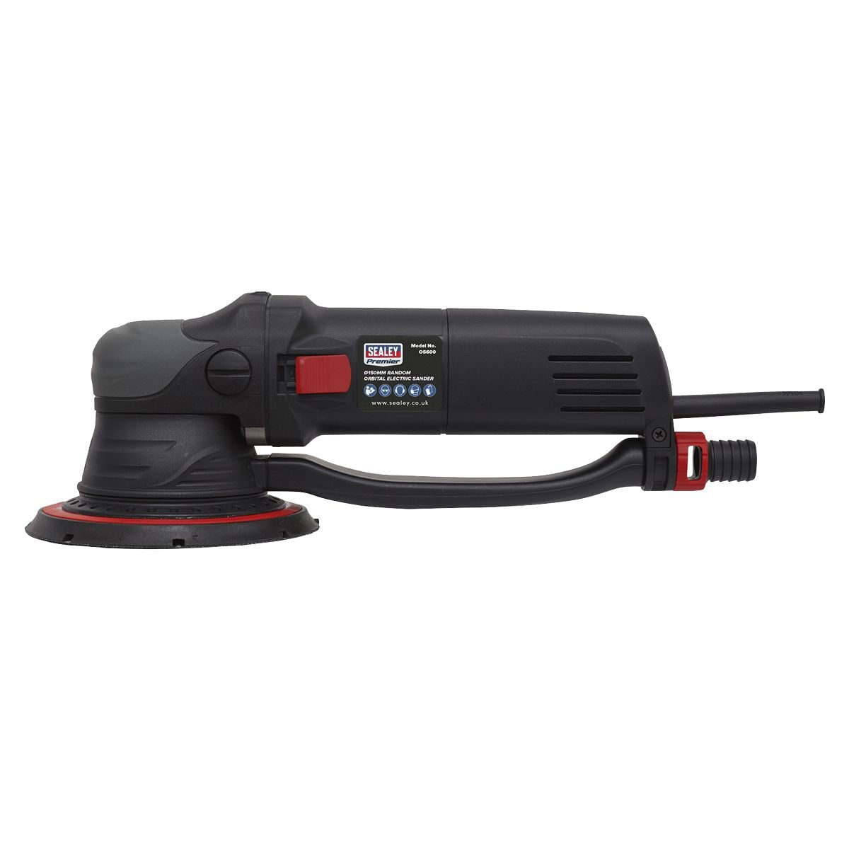 Sealey Premier 150mm Random Orbital Electric Sander 600W/230V - Image 4