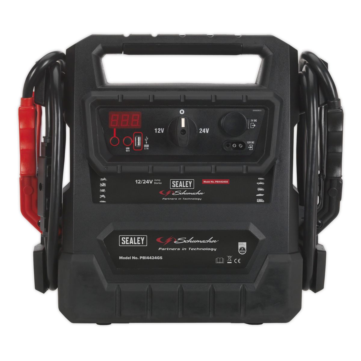 Sealey 12/24V RoadStart Emergency Jump Starter 4600 Peak Amps - DEKRA Approved - Image 5