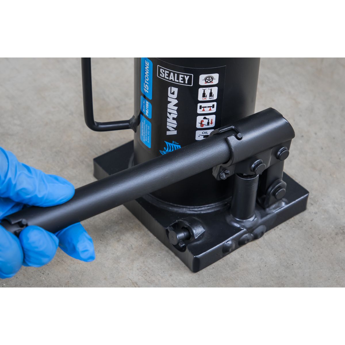 Sealey Viking Bottle Jack 15 Tonne - Image 7