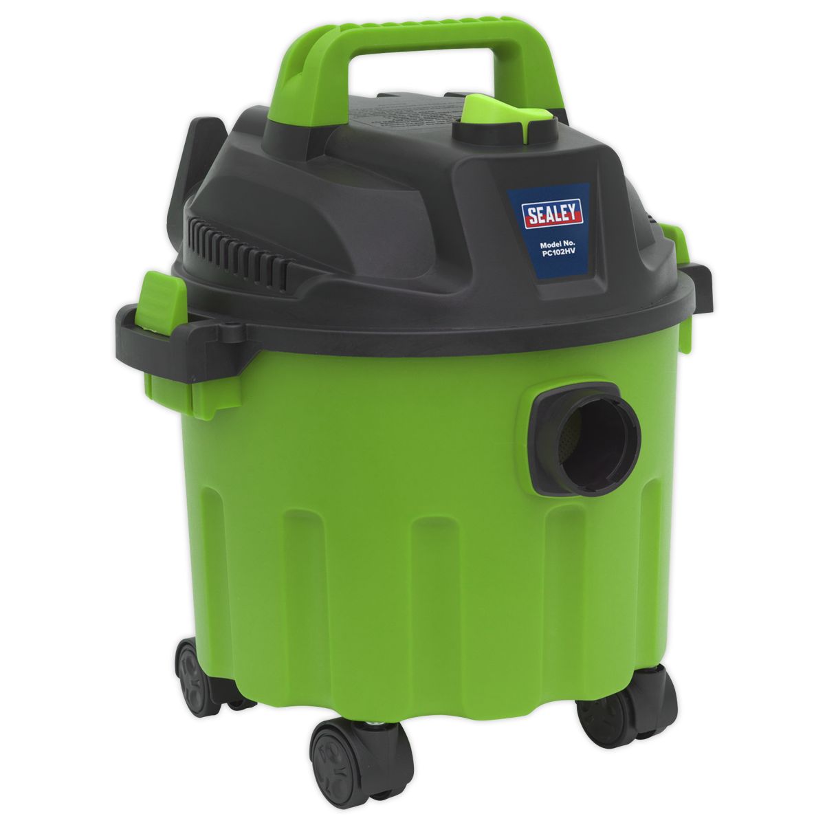 Sealey Vacuum Cleaner Wet & Dry 10L 1000W/230V - Green - Image 3