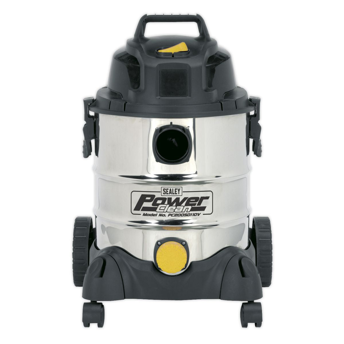 Sealey Industrial Vacuum Cleaner Wet & Dry Stainless Drum 20L 1250W/110V - Image 2