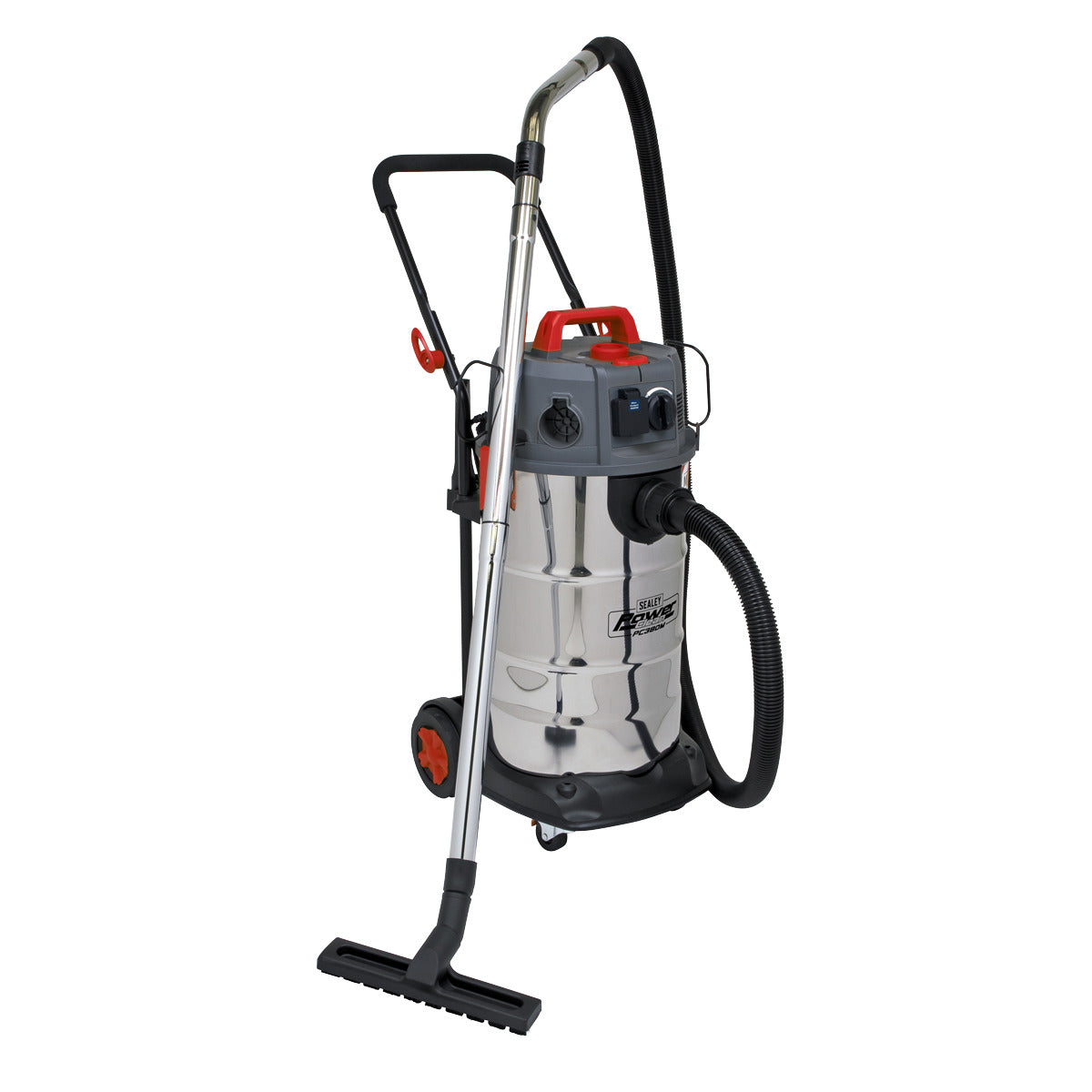 Sealey M Class Dust-Free Vacuum Cleaner Wet & Dry Stainless Steel Drum 38L 1500W/230V PC380M