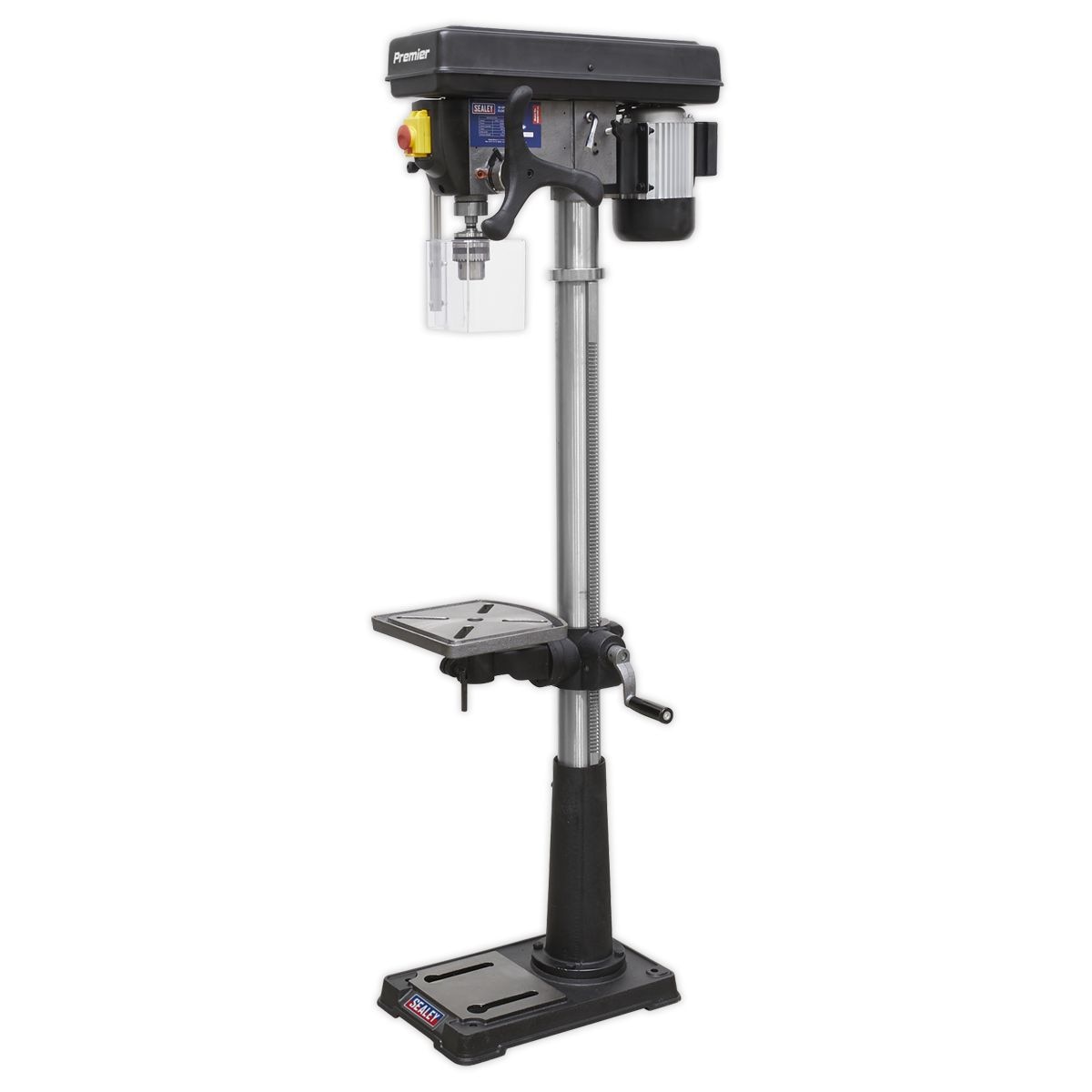 Sealey Premier Floor Pillar Drill 16-Speed 370W 230V - Image 1