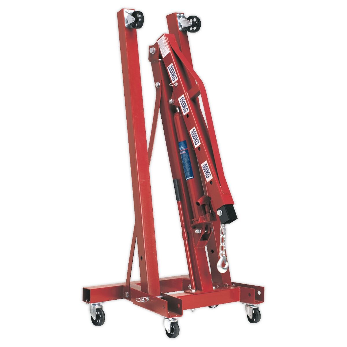 Sealey Folding Engine Crane 2 Tonne - Image 2
