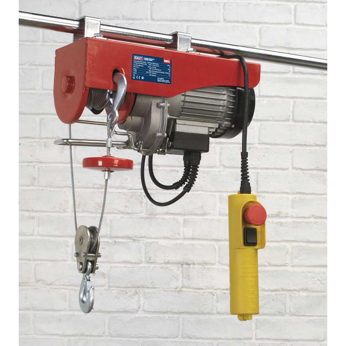 Sealey Power Hoist 230V/1ph 400kg Capacity - Image 2