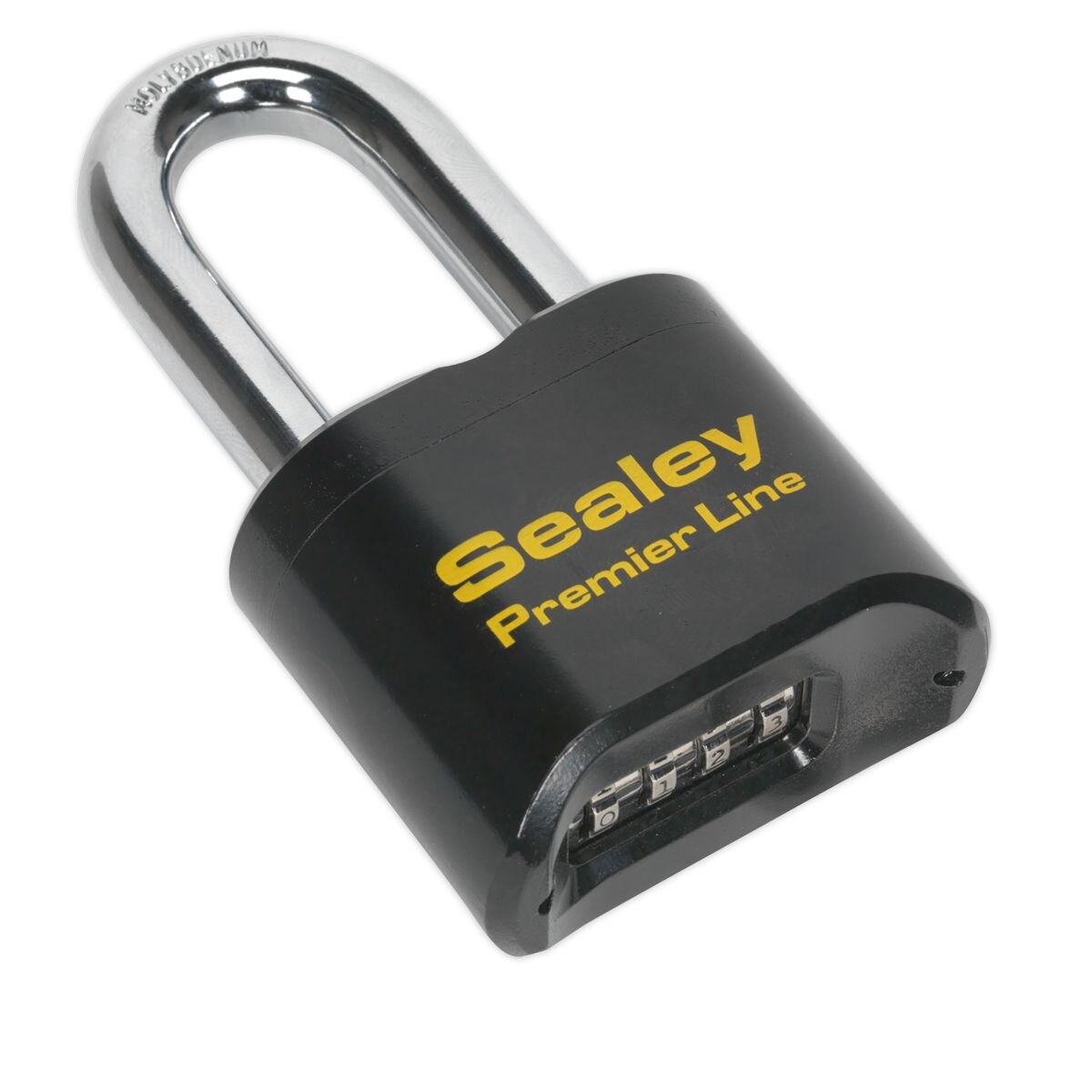 Sealey Premier Steel Body Combination Padlock Long Shackle 62mm - Image 5