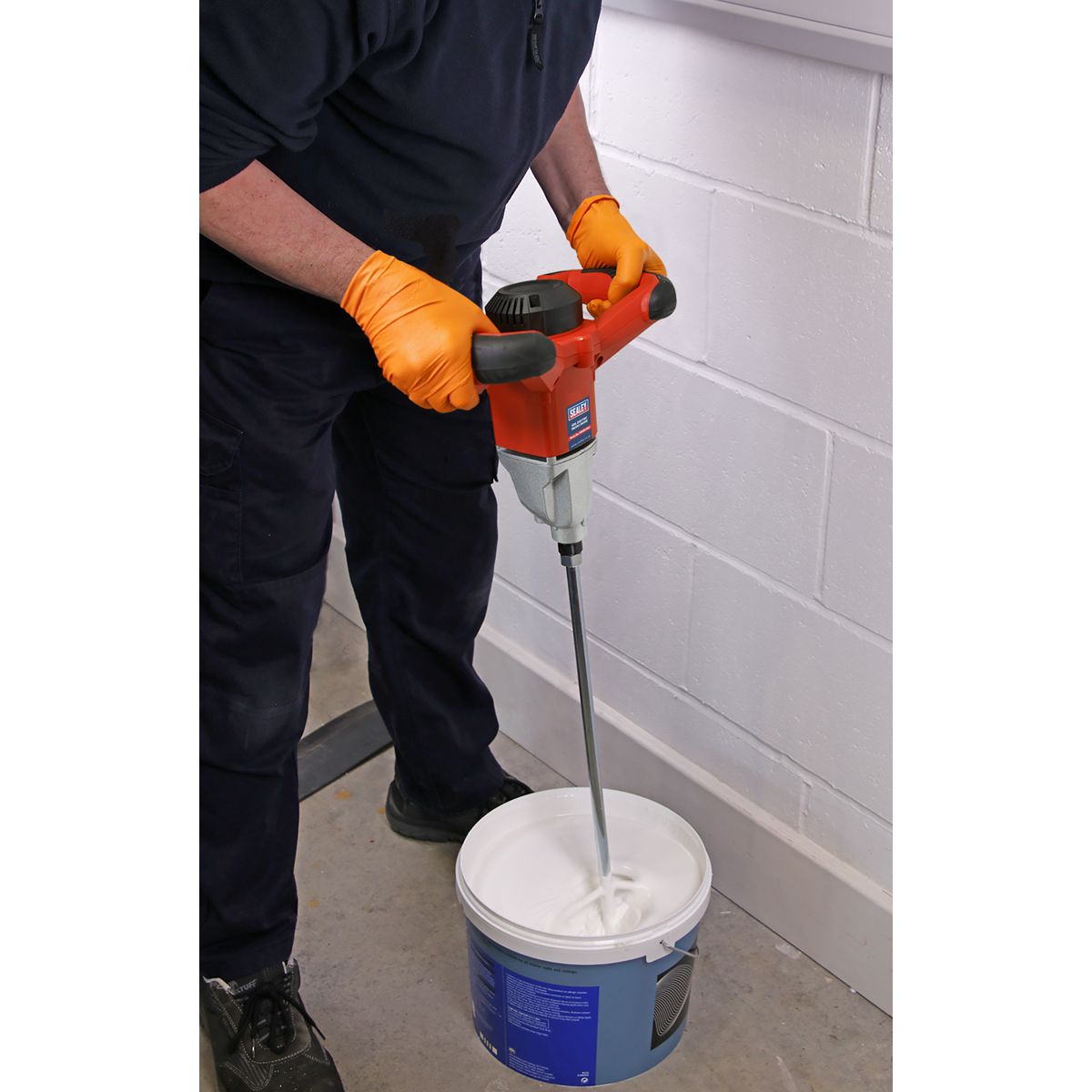 Sealey 120L Electric Paddle Mixer 1400W/110V - Image 7