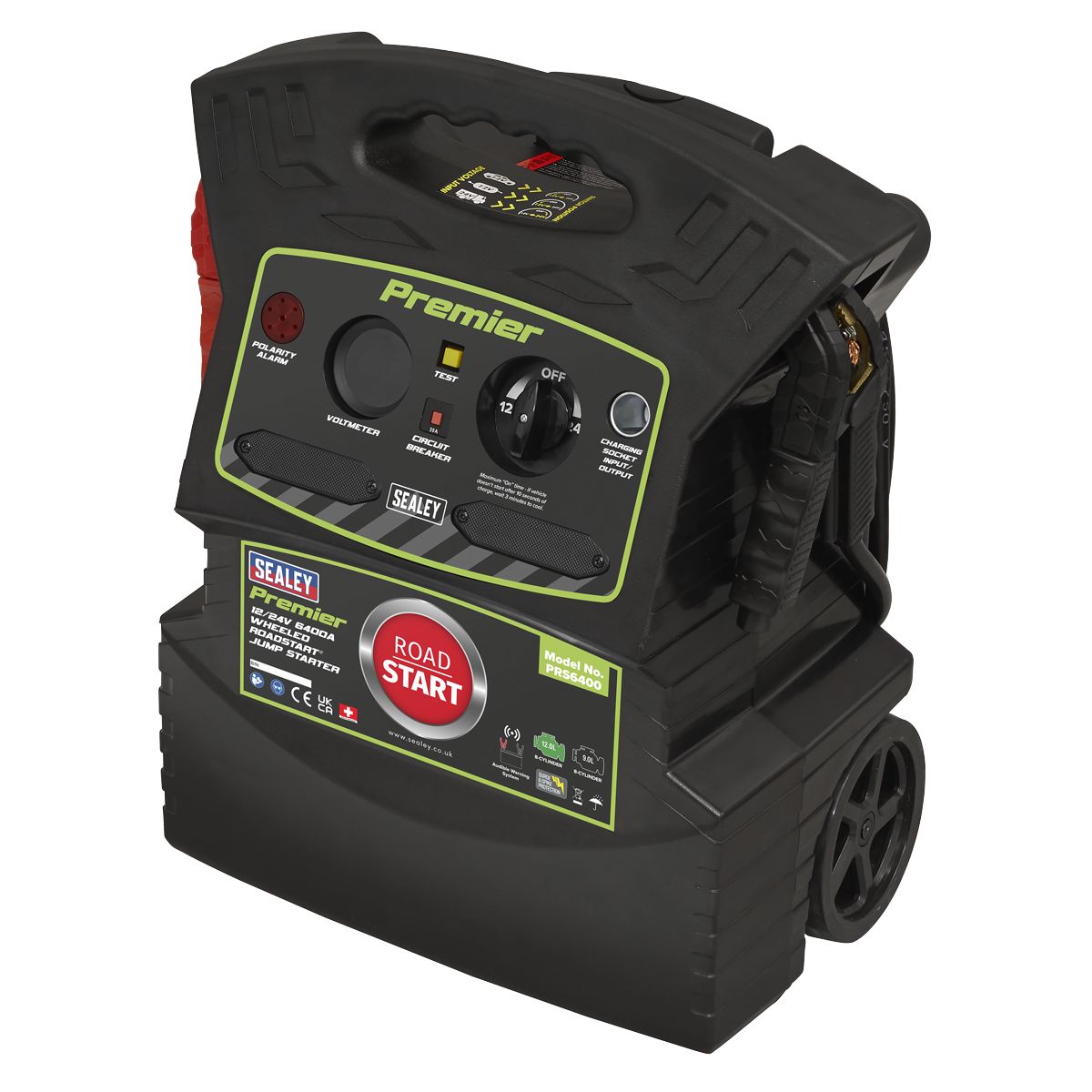 Sealey 12/24V Premier RoadStart Jump Starter 6400A - Image 7