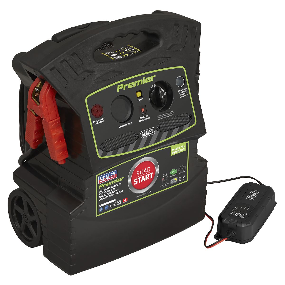 Sealey 12/24V Premier RoadStart Jump Starter 6400A - Image 10