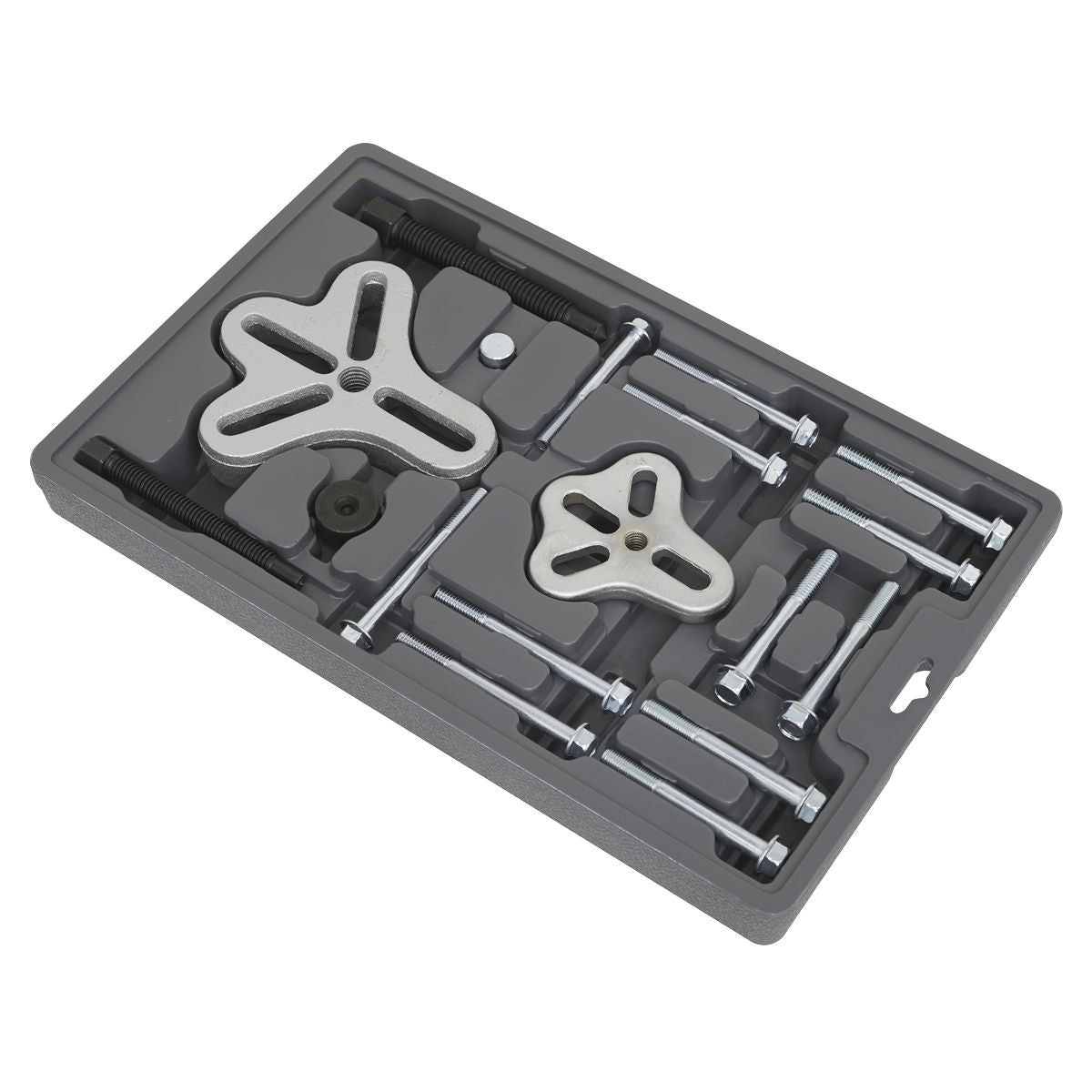 Sealey Steering Wheel & Harmonic Balancer Puller Set 18pc - Image 2