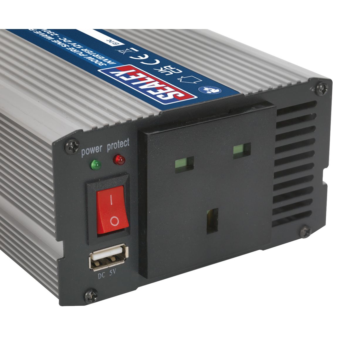 Sealey Pure Sine Wave Power Inverter 300W 12V - Image 2