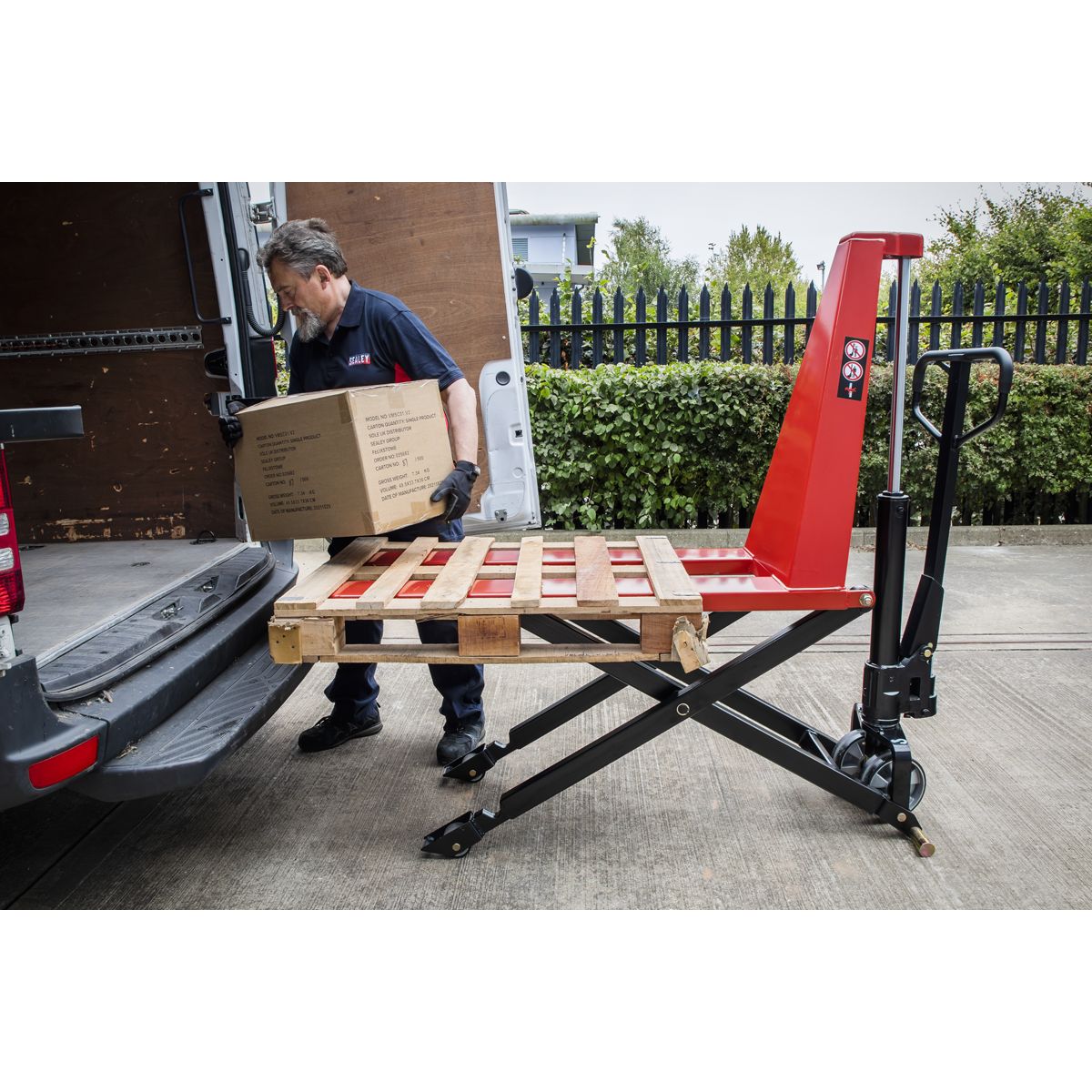 Sealey High Lift Pallet Truck 1170 x 540mm 1000kg Capacity - Image 7
