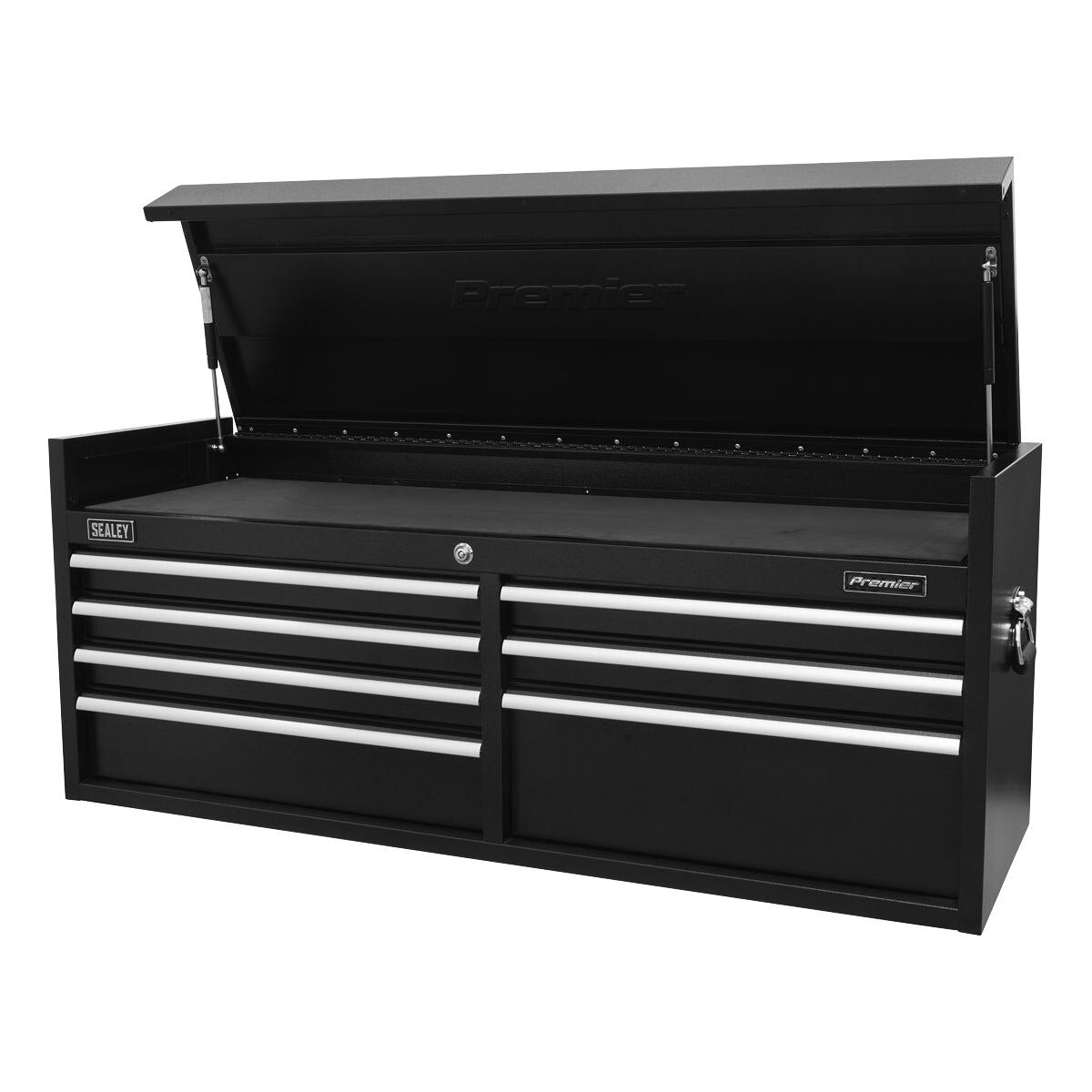 Sealey Premier Heavy-Duty Topchest 7 Drawer Extra-Wide 1415mm - Black - Image 3