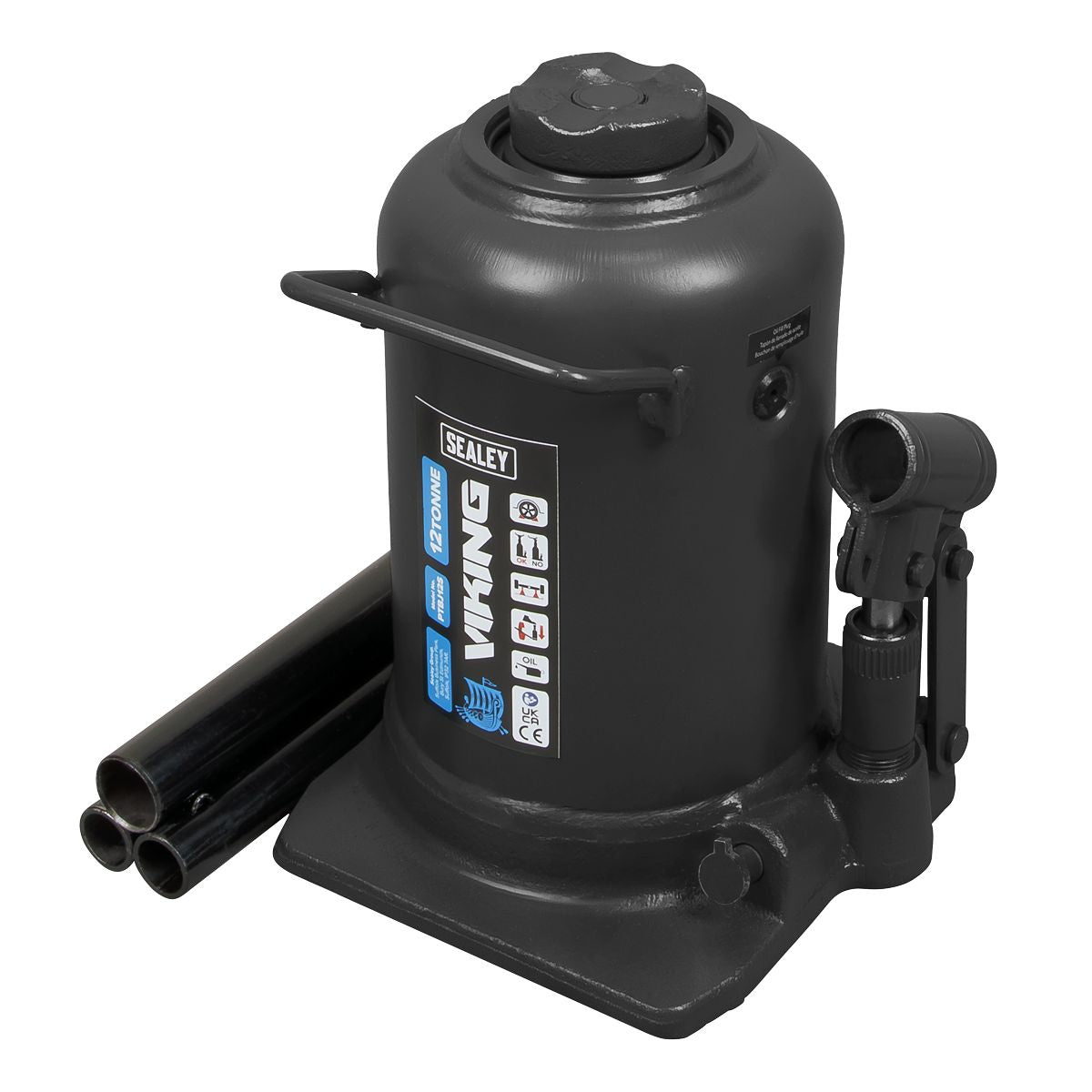 Sealey Viking Telescopic Bottle Jack 12 Tonne - Image 1