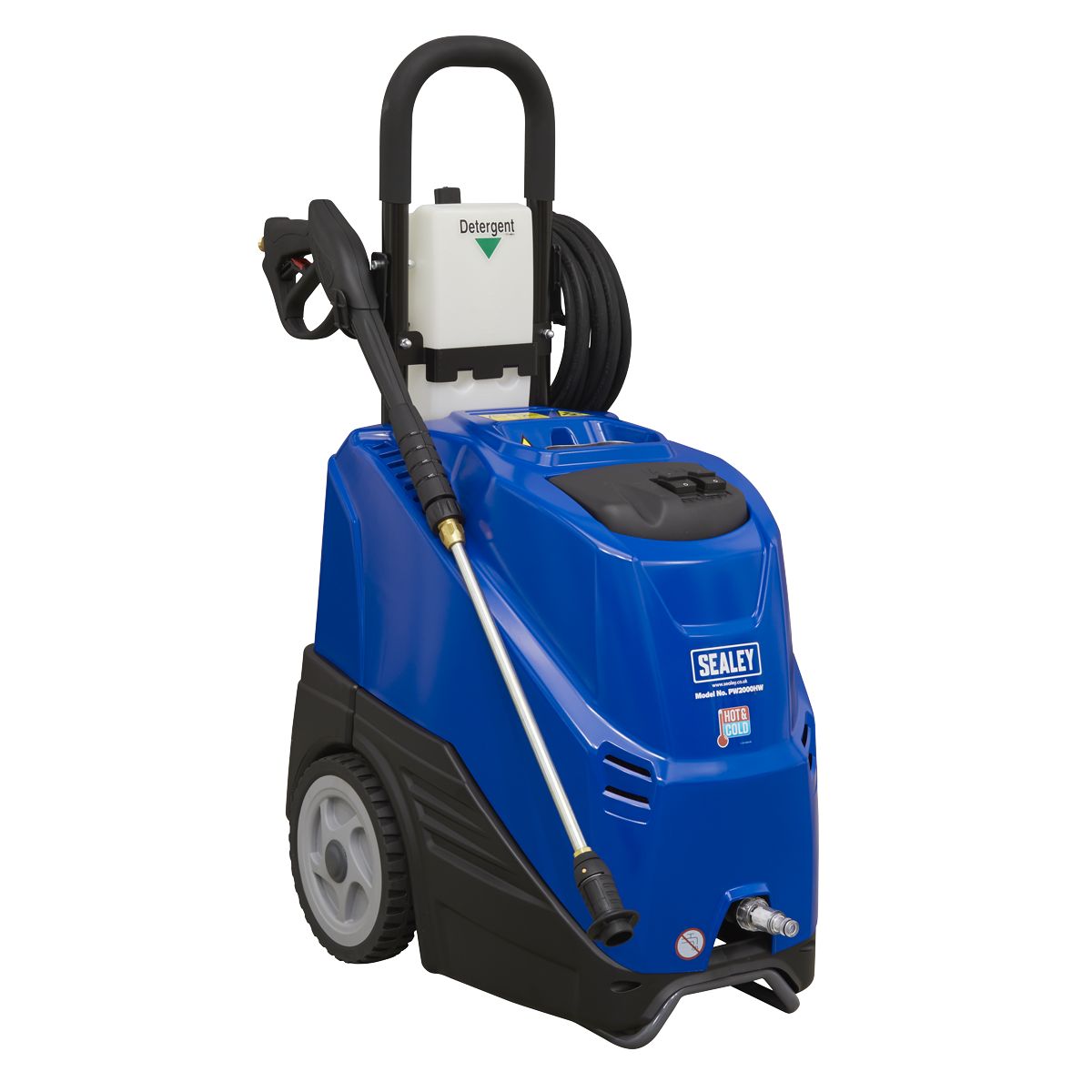 Sealey Hot Water Pressure Washer 135bar 230V - Image 1