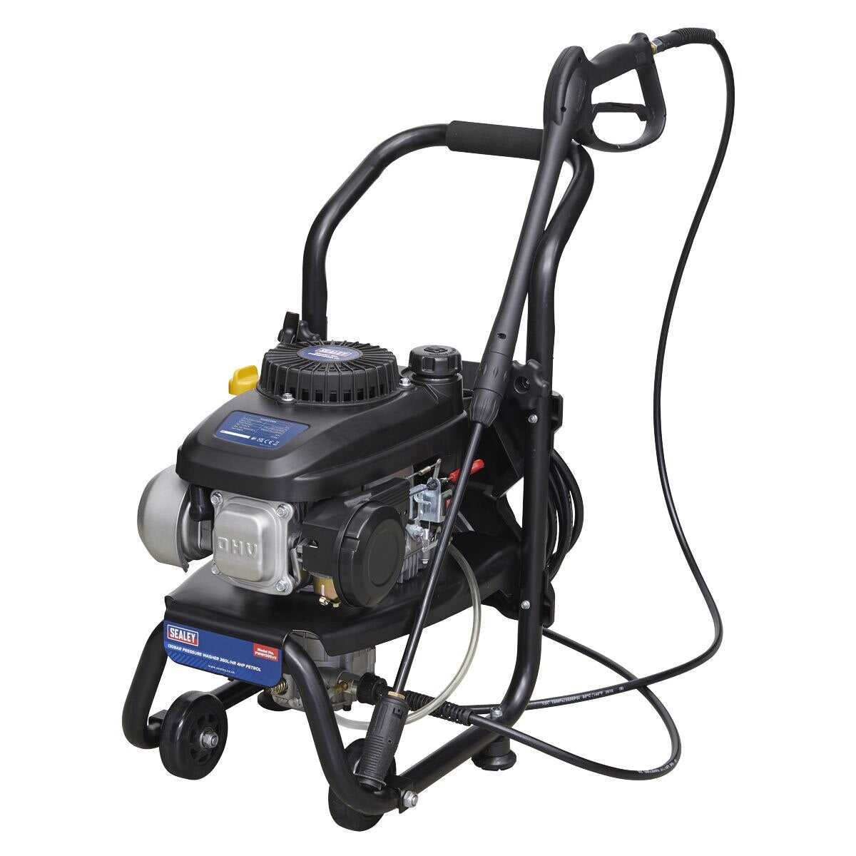 Sealey Pressure Washer 150bar 360L/hr 4hp - Petrol - Image 3