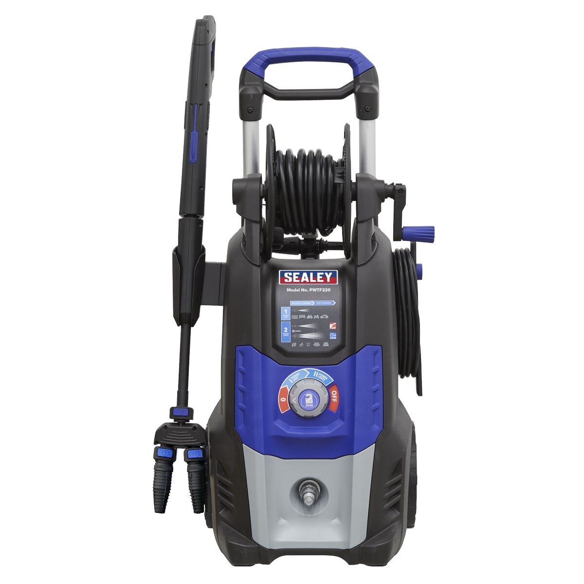 Sealey Pressure Washer Twin Pump with TSS & Rotablast Nozzle 150bar 810L/hr - Image 3