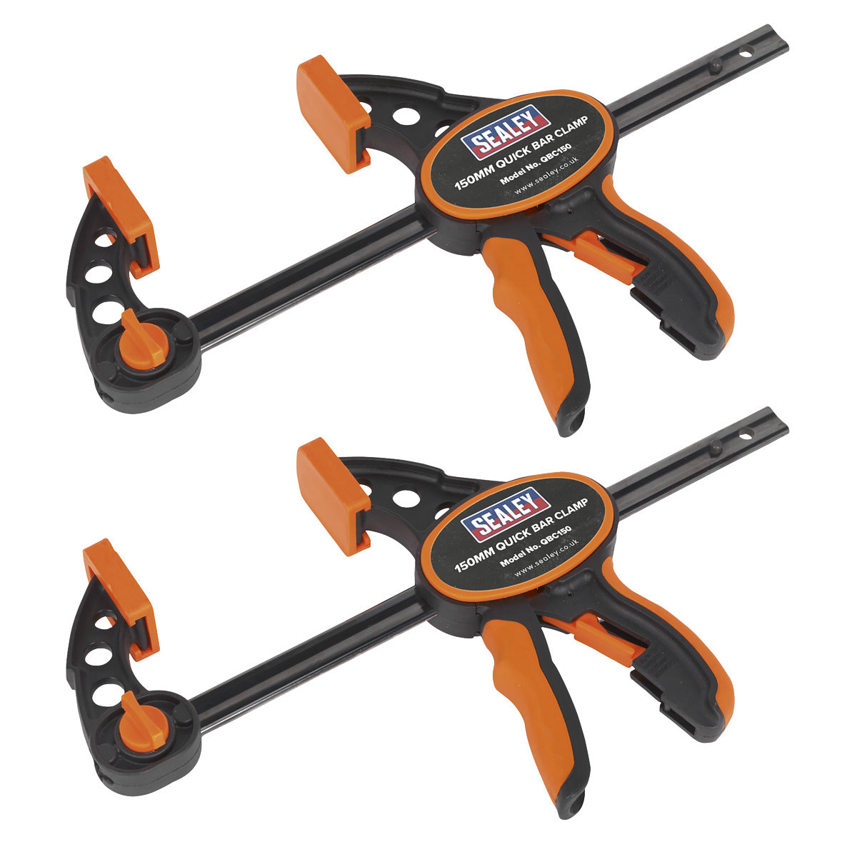 Sealey Quick Bar Clamp Set 150mm 2pc QBC1502